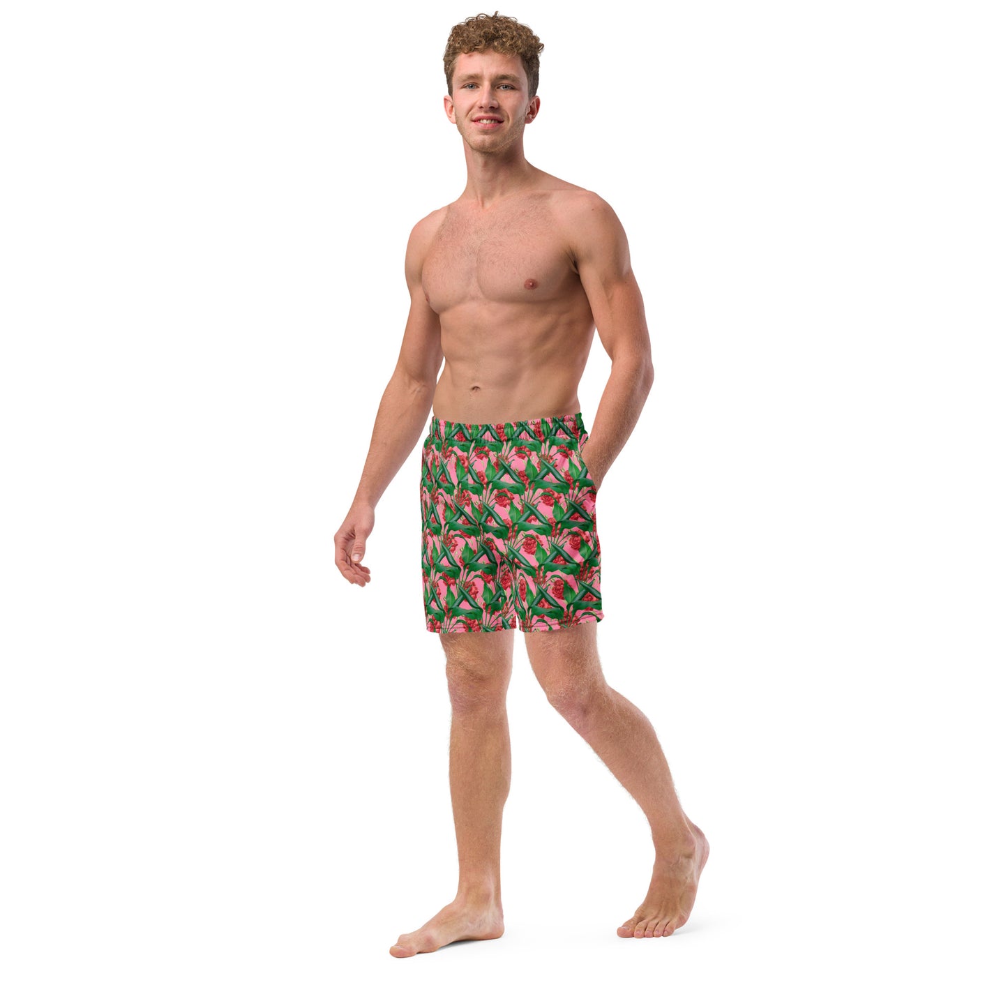 Men's Swim Trunks-808 Collection Floral