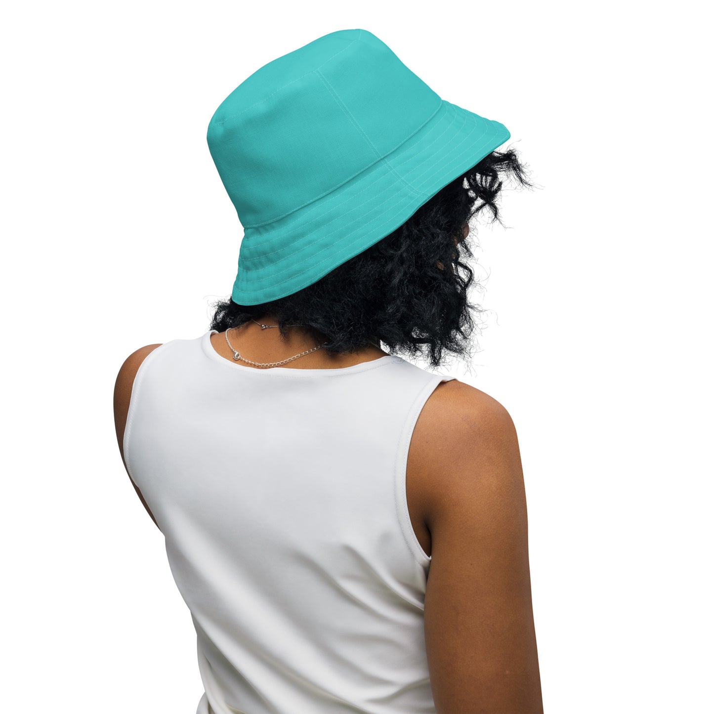 Reversible Bucket Hat-808 COLLECTION (DARK TURQUOISE)