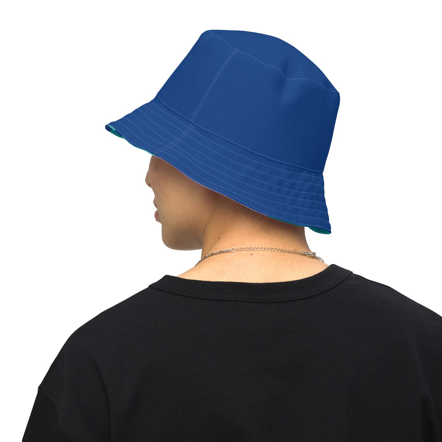 Reversible Bucket Hat-808 COLLECTION (DARK BLUE)