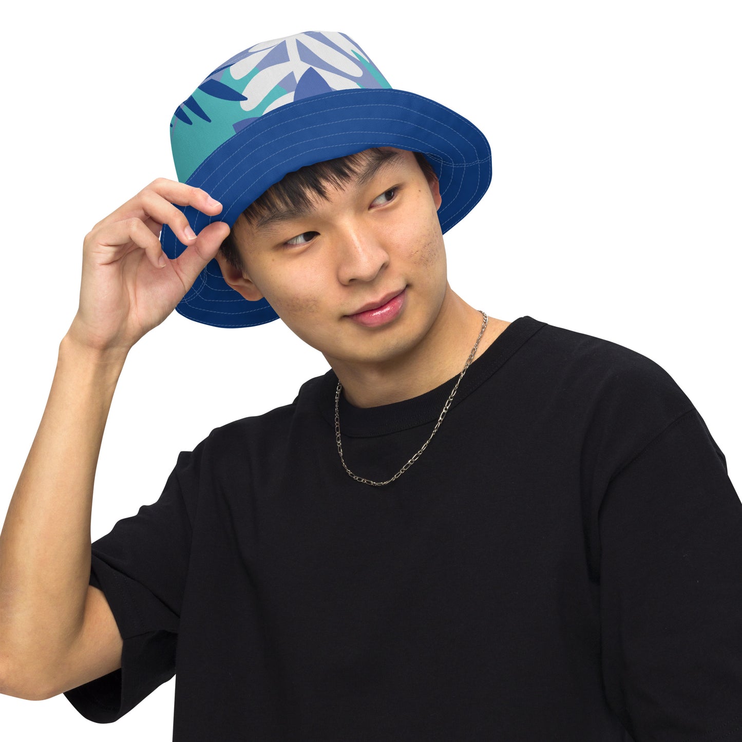 Reversible Bucket Hat-808 COLLECTION (DARK BLUE)