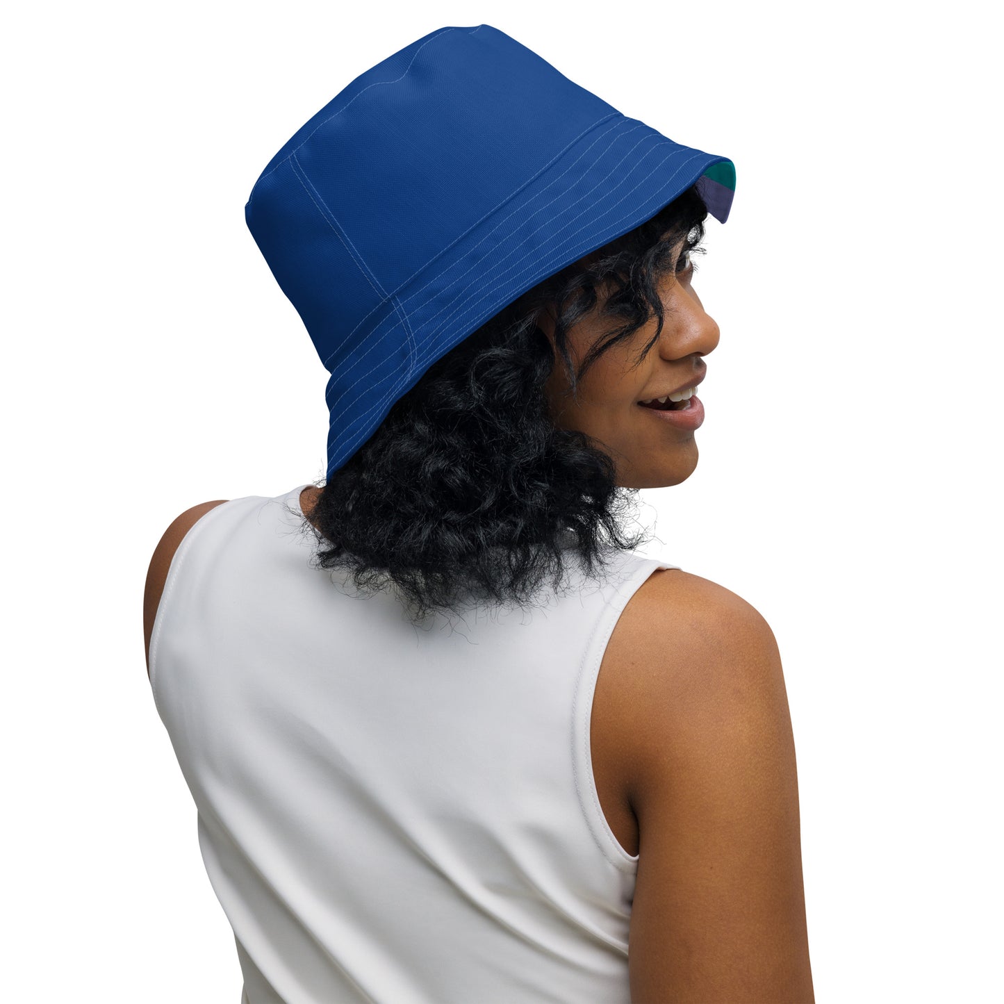 Reversible Bucket Hat-808 COLLECTION (DARK BLUE)