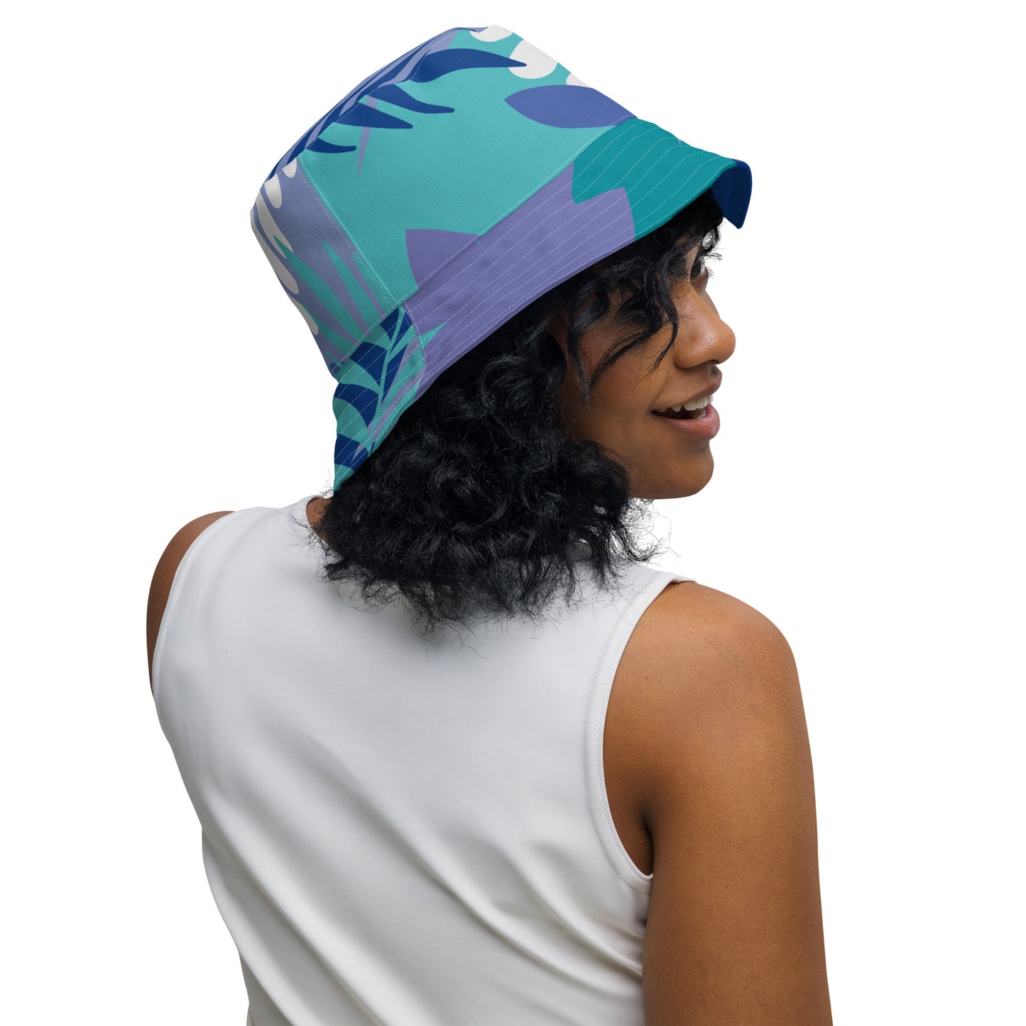 Reversible Bucket Hat-808 COLLECTION (DARK BLUE)