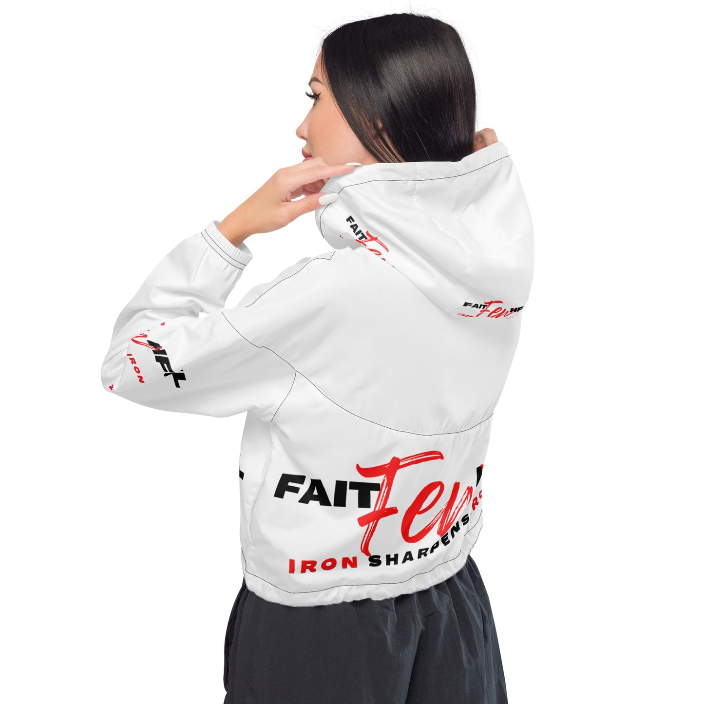 Women’s Cropped Windbreaker-FAITHFUL few