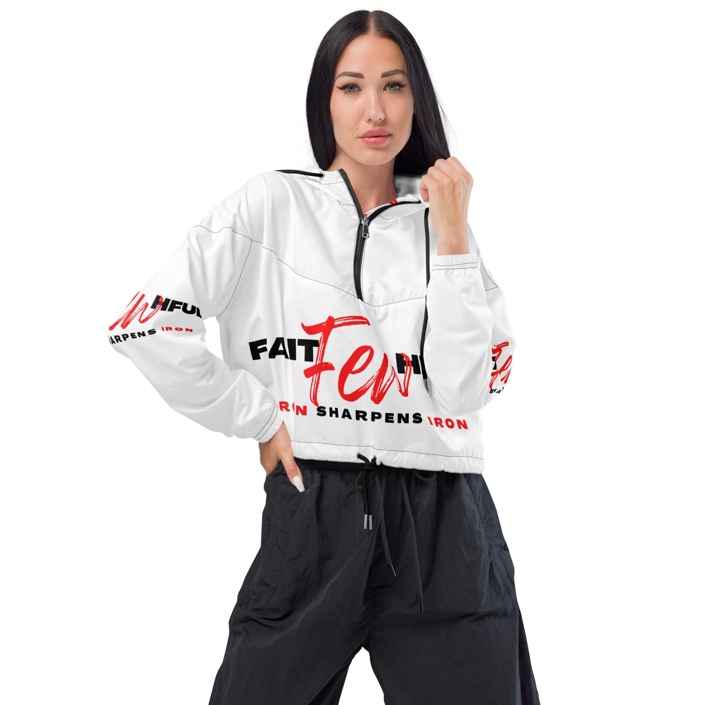 Women’s Cropped Windbreaker-FAITHFUL few