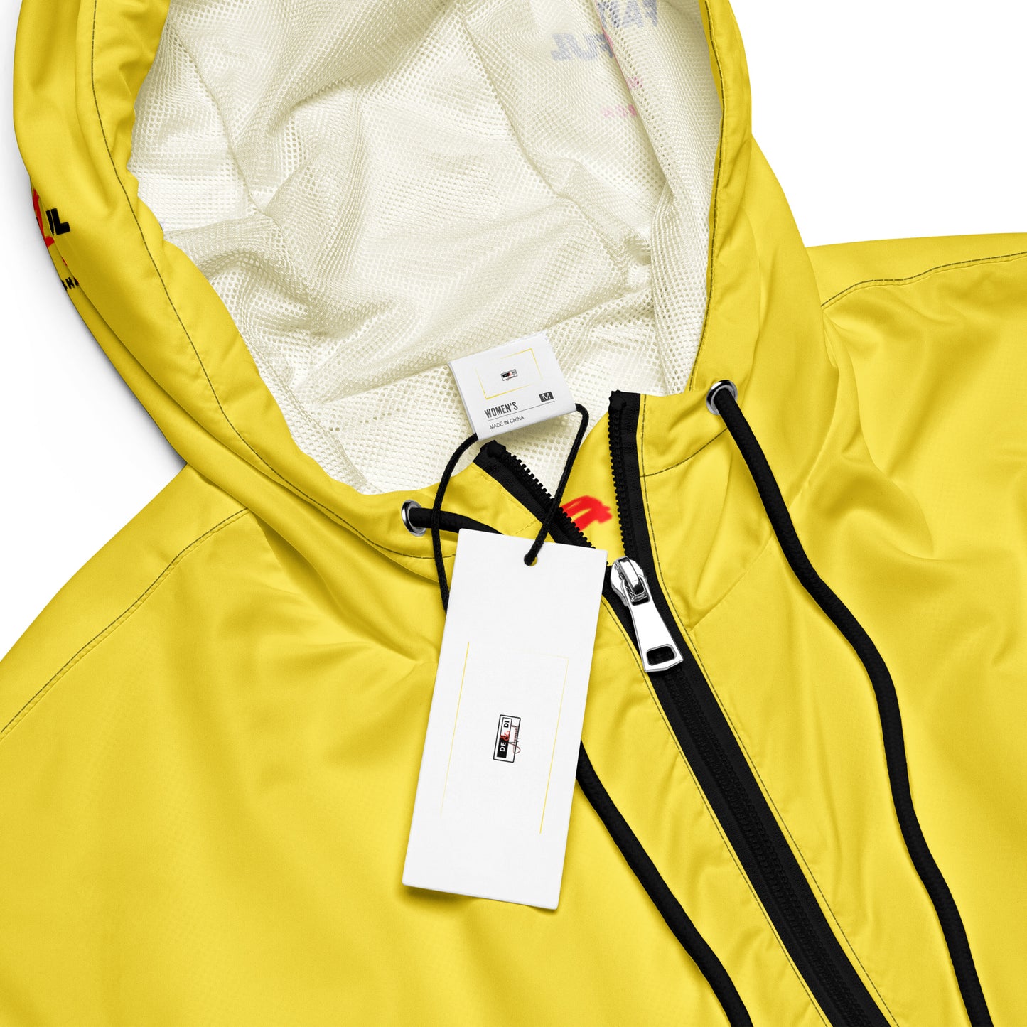 Women’s Cropped Windbreaker-theFAITHFULfew (YELLOW)