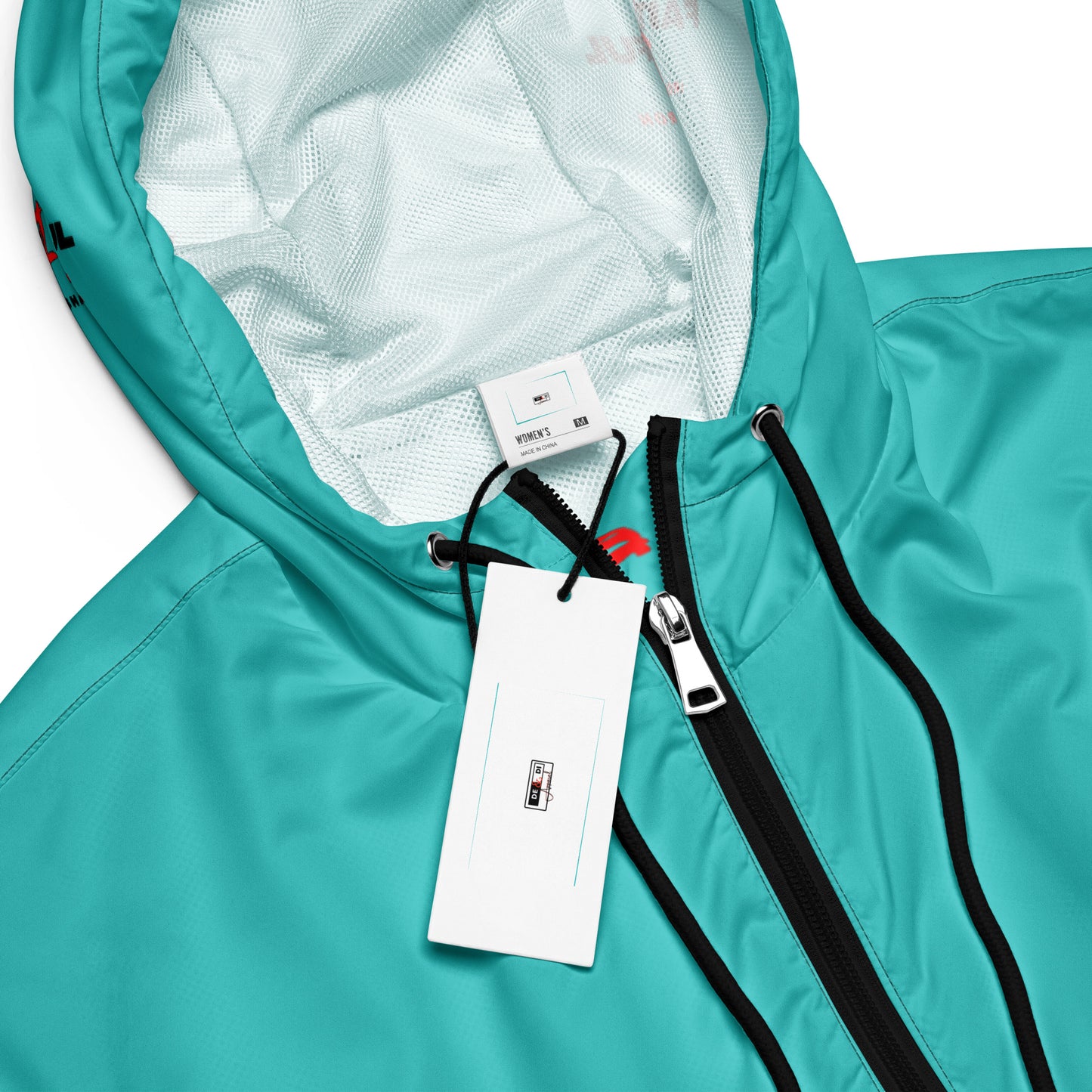 Women’s Cropped Windbreaker-theFAITHFULfew (BLUE)