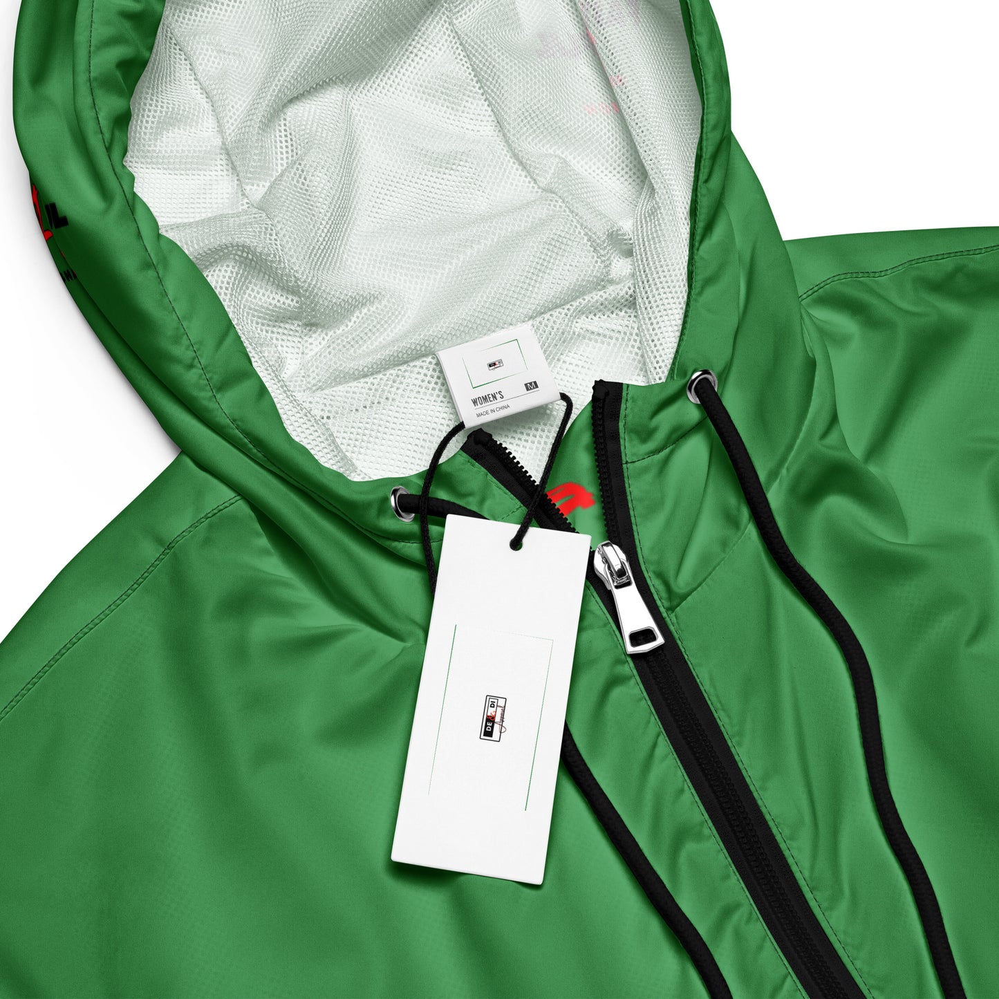 Women’s Cropped Windbreaker-theFAITHFULfew (GREEN)