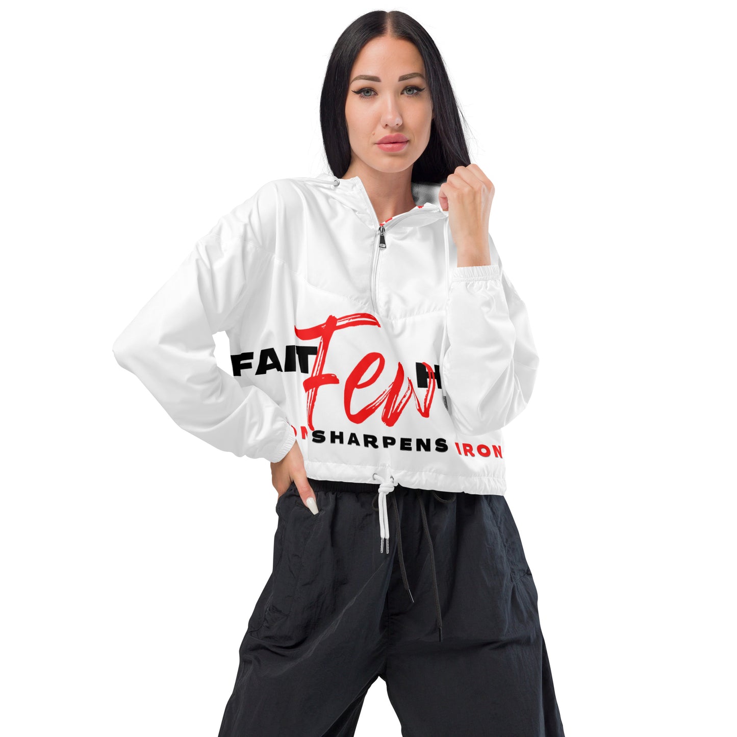 Women’s Cropped Windbreaker-FAITHFUL Few