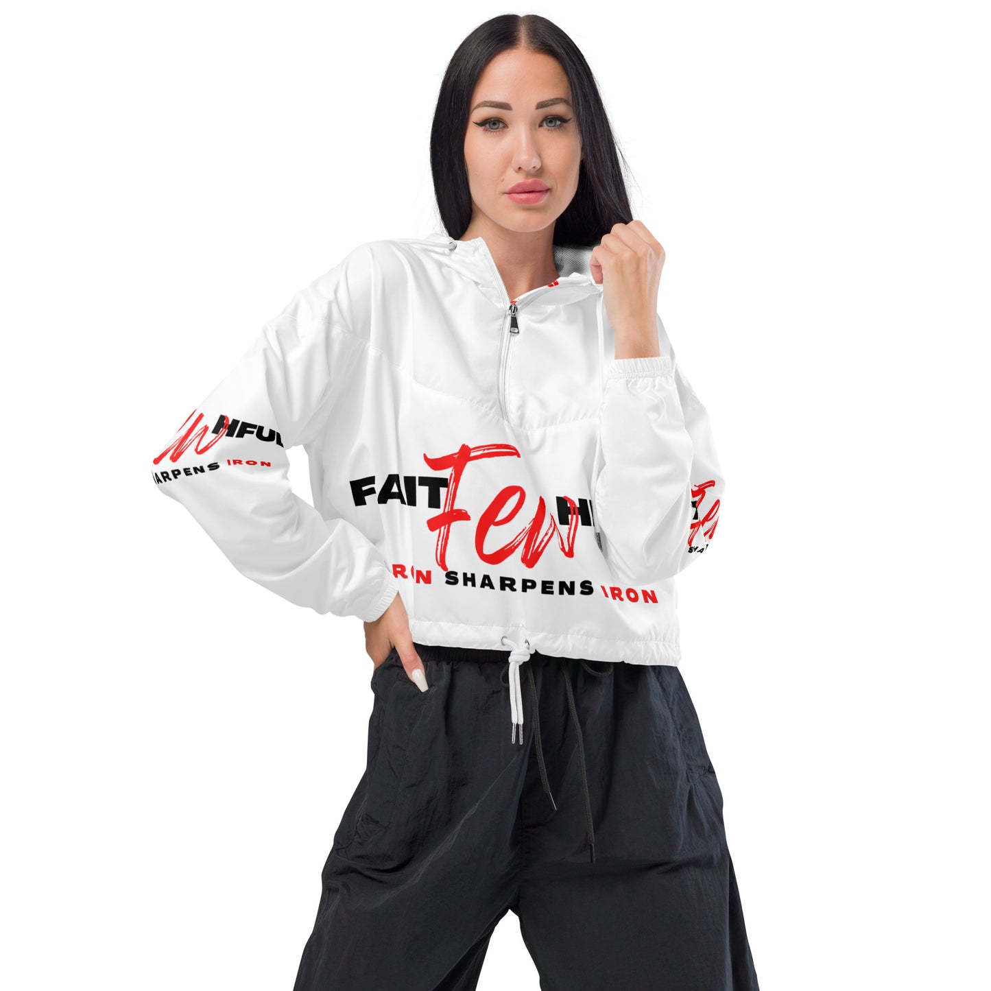 Women’s Cropped Windbreaker-FAITHFUL few