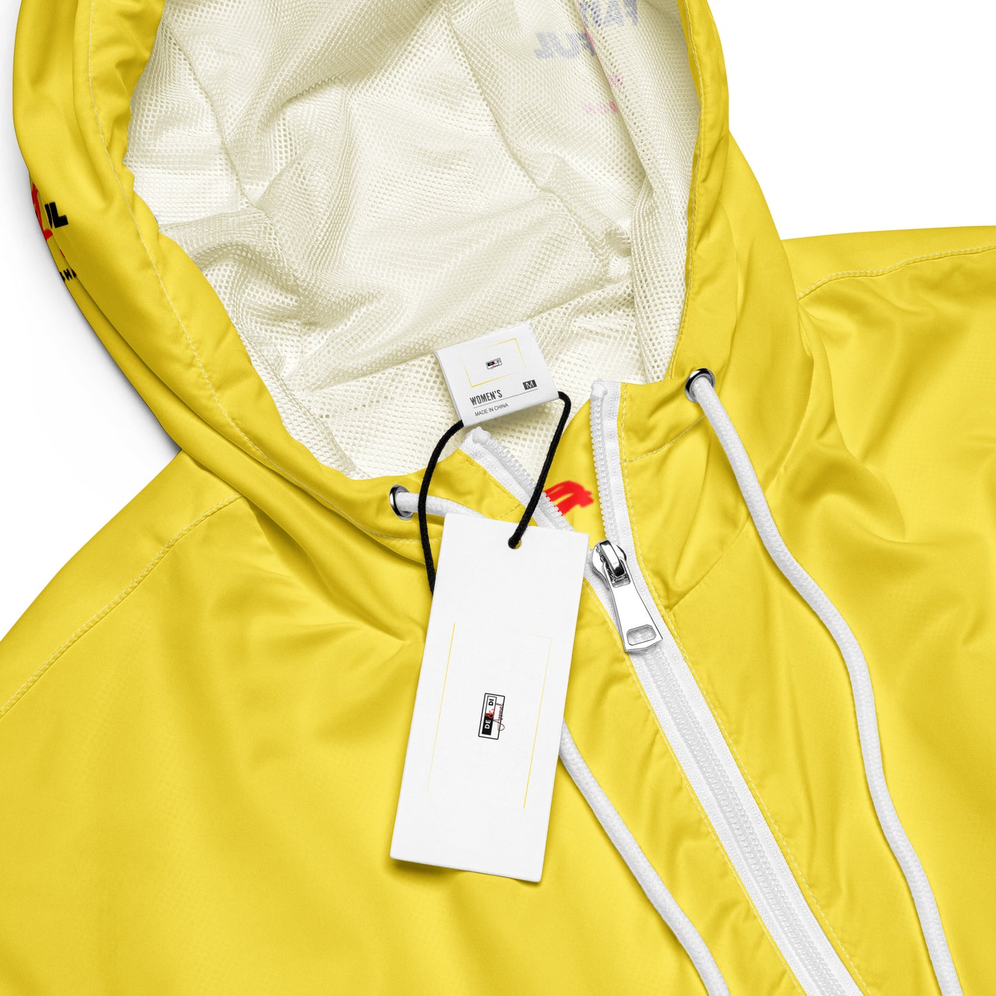 Women’s Cropped Windbreaker-theFAITHFULfew (YELLOW)