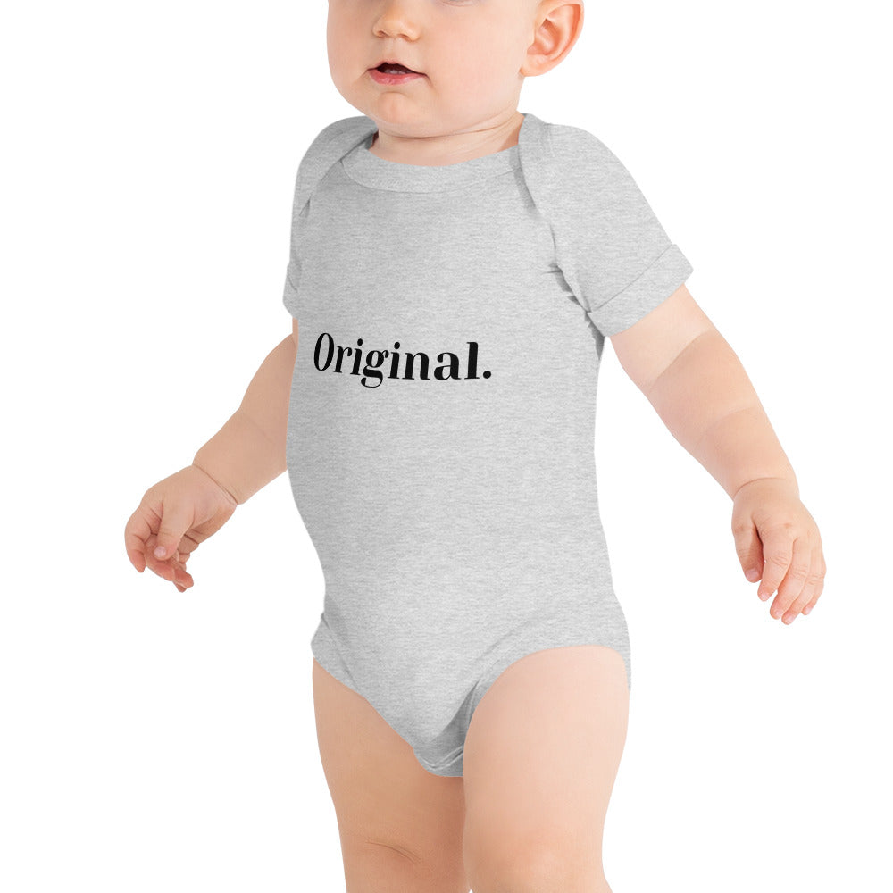 Baby short sleeve one piece-Original (Black Font)