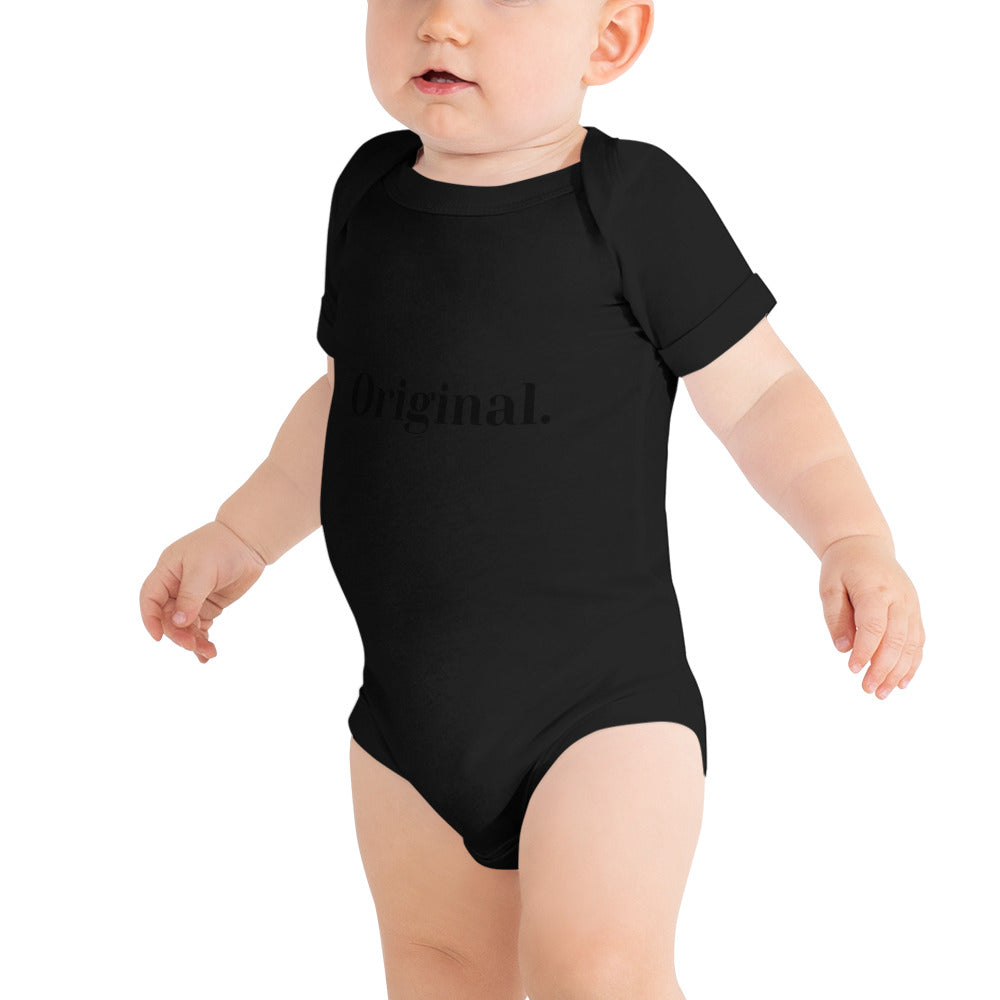 Baby short sleeve one piece-Original (Black Font)