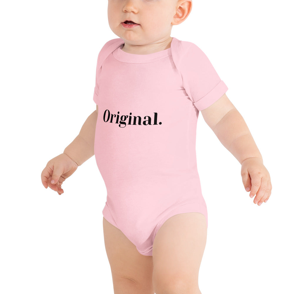 Baby short sleeve one piece-Original (Black Font)