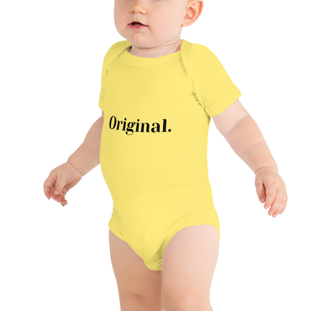 Baby short sleeve one piece-Original (Black Font)