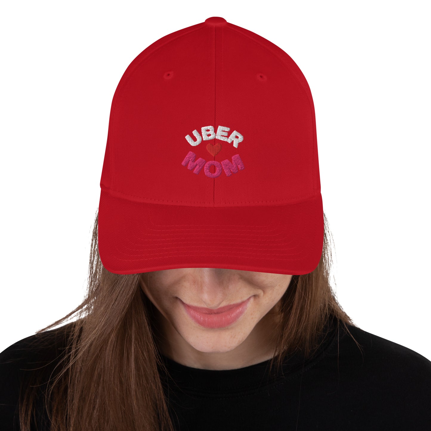 Structured Twill Cap-UBER MOM