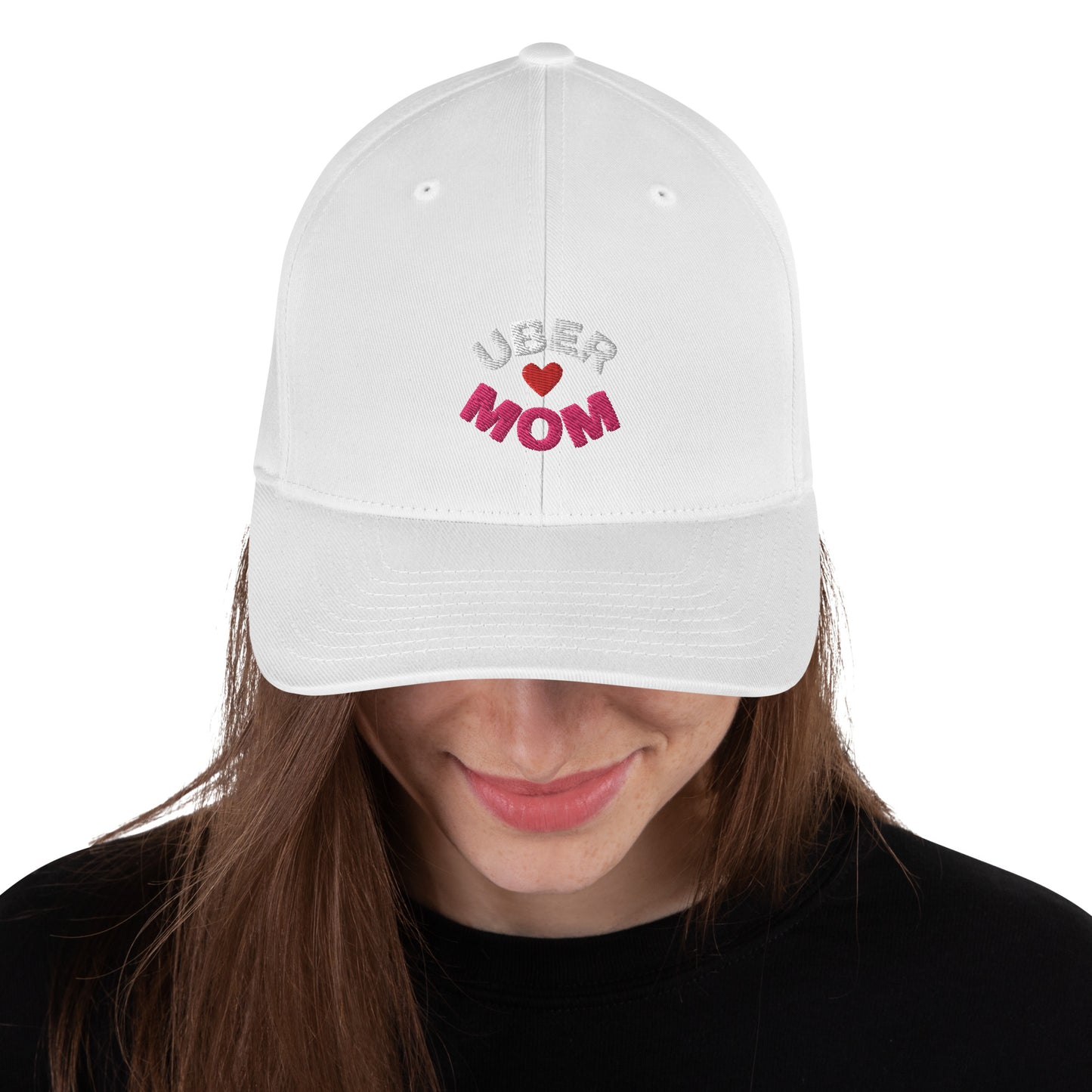 Structured Twill Cap-UBER MOM