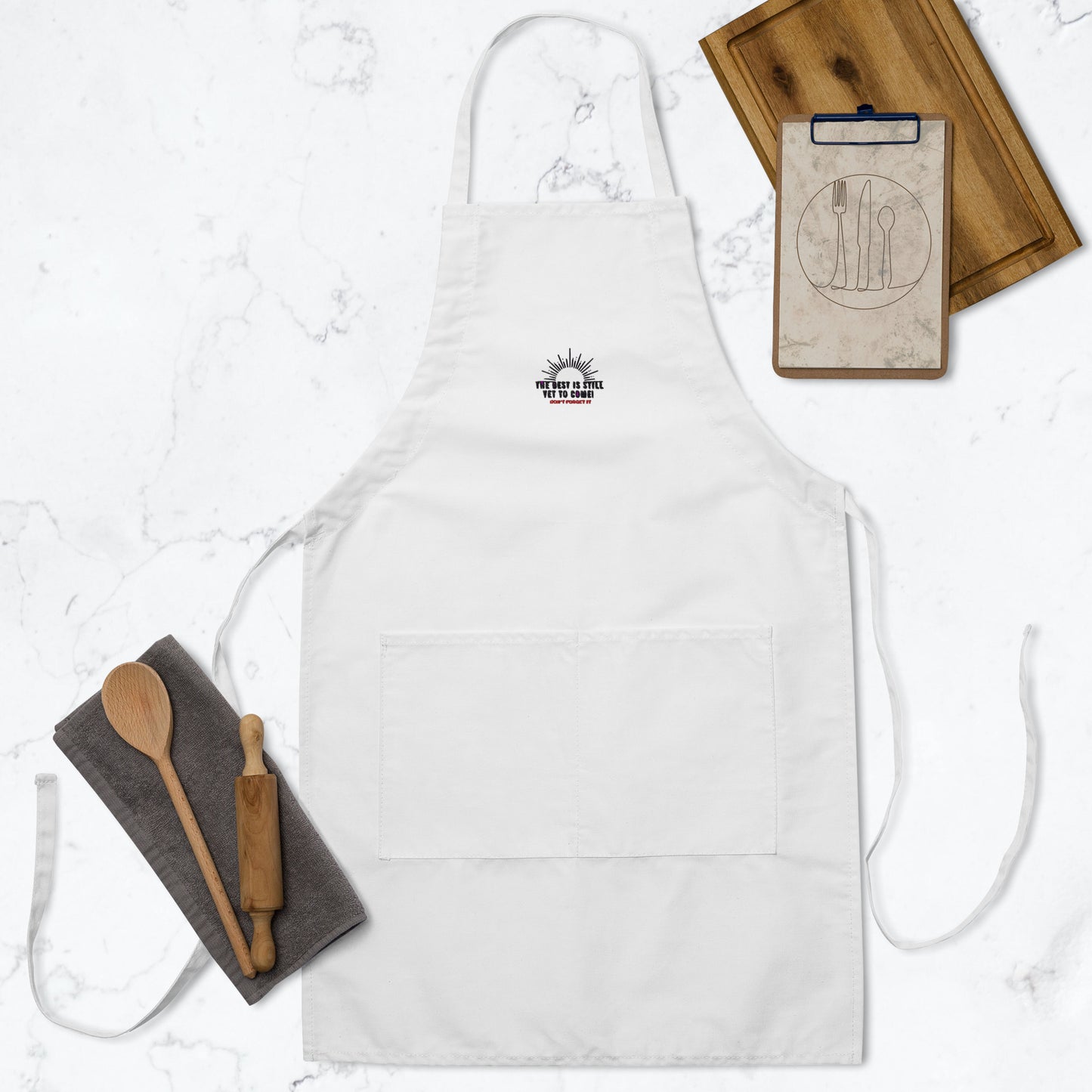 Embroidered Apron-The BEST is Yet to Come!