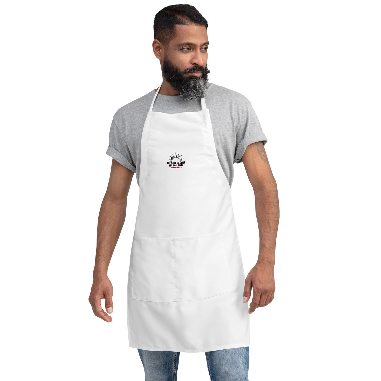 Embroidered Apron-The BEST is Yet to Come!