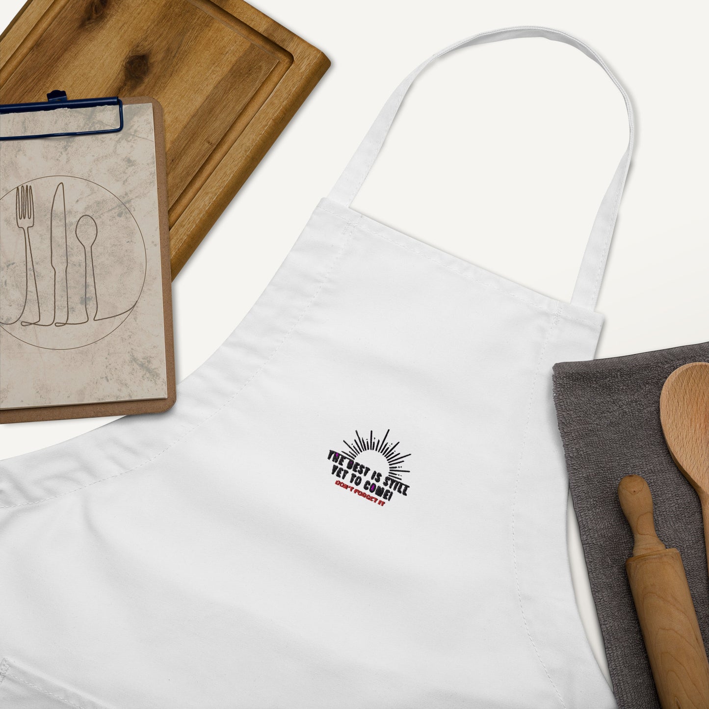 Embroidered Apron-The BEST is Yet to Come!