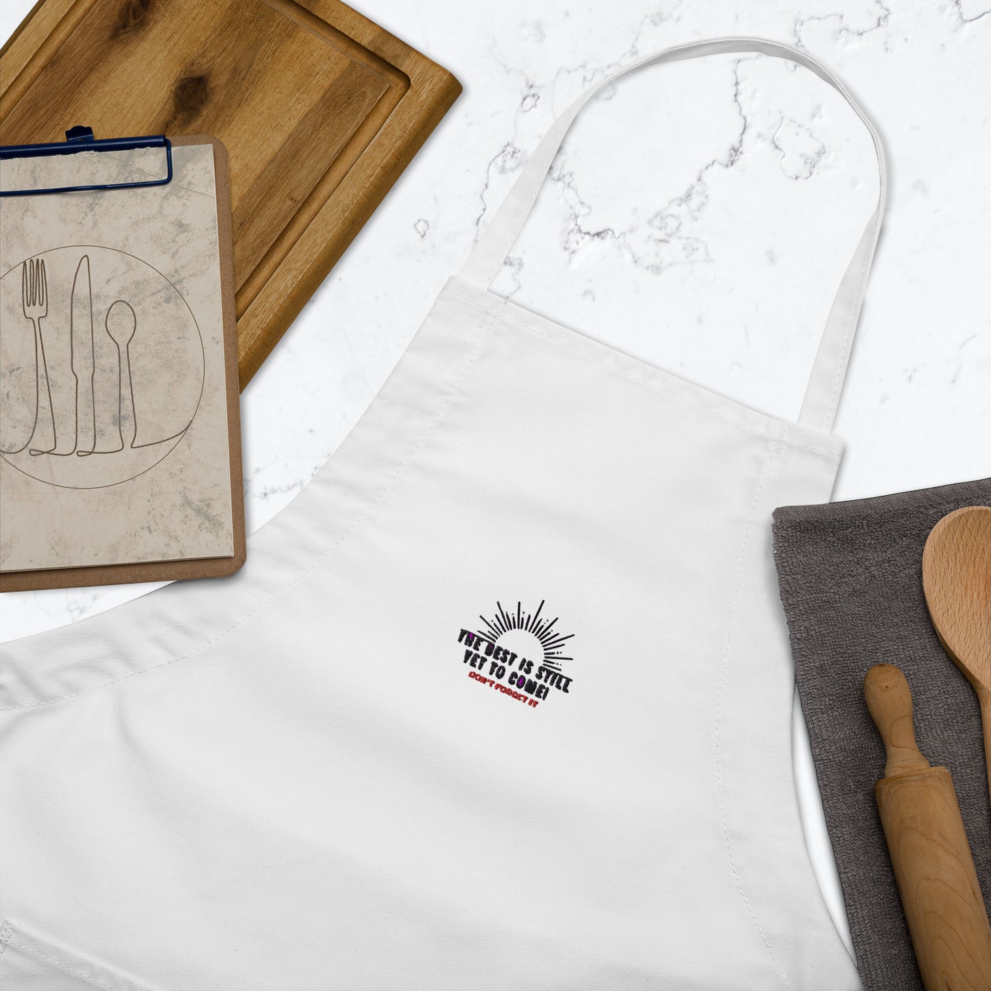 Embroidered Apron-The BEST is Yet to Come!