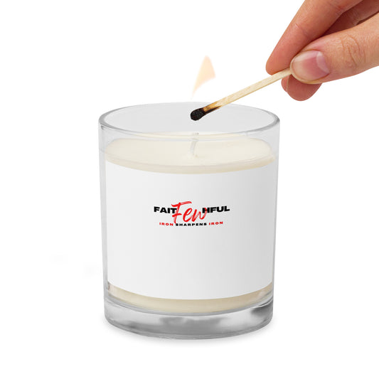 Glass jar soy wax candle-FAITHFUL Few