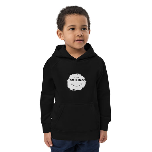 Kids Eco Hoodie-KEEP SMILING