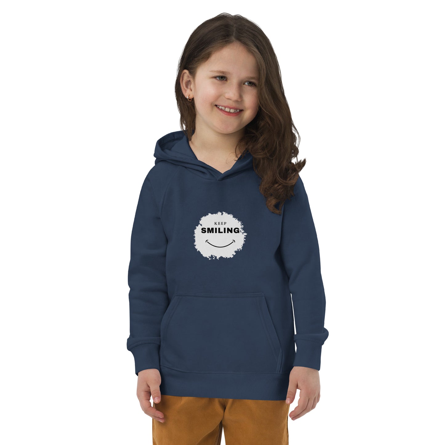 Kids Eco Hoodie-KEEP SMILING