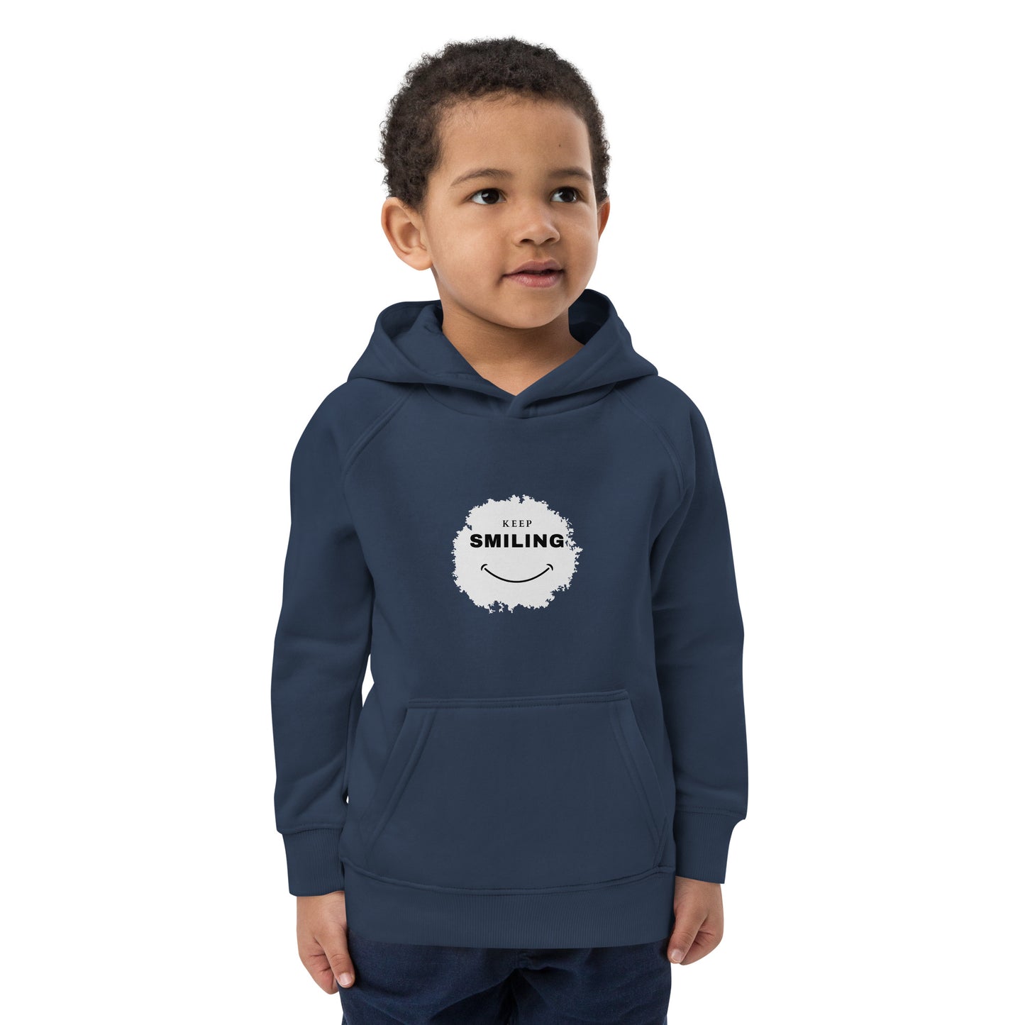 Kids Eco Hoodie-KEEP SMILING