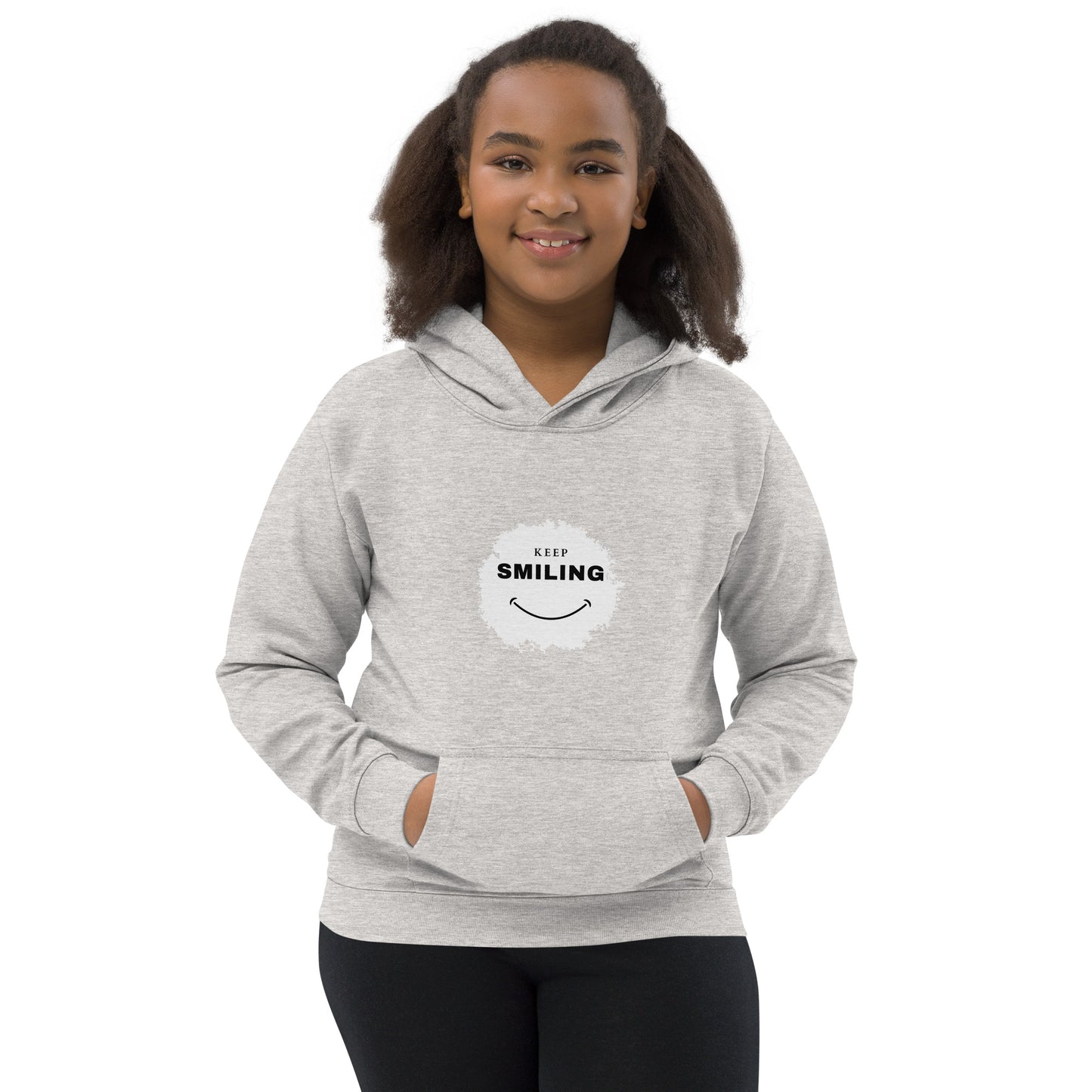 Kids Hoodie-KEEP SMILING