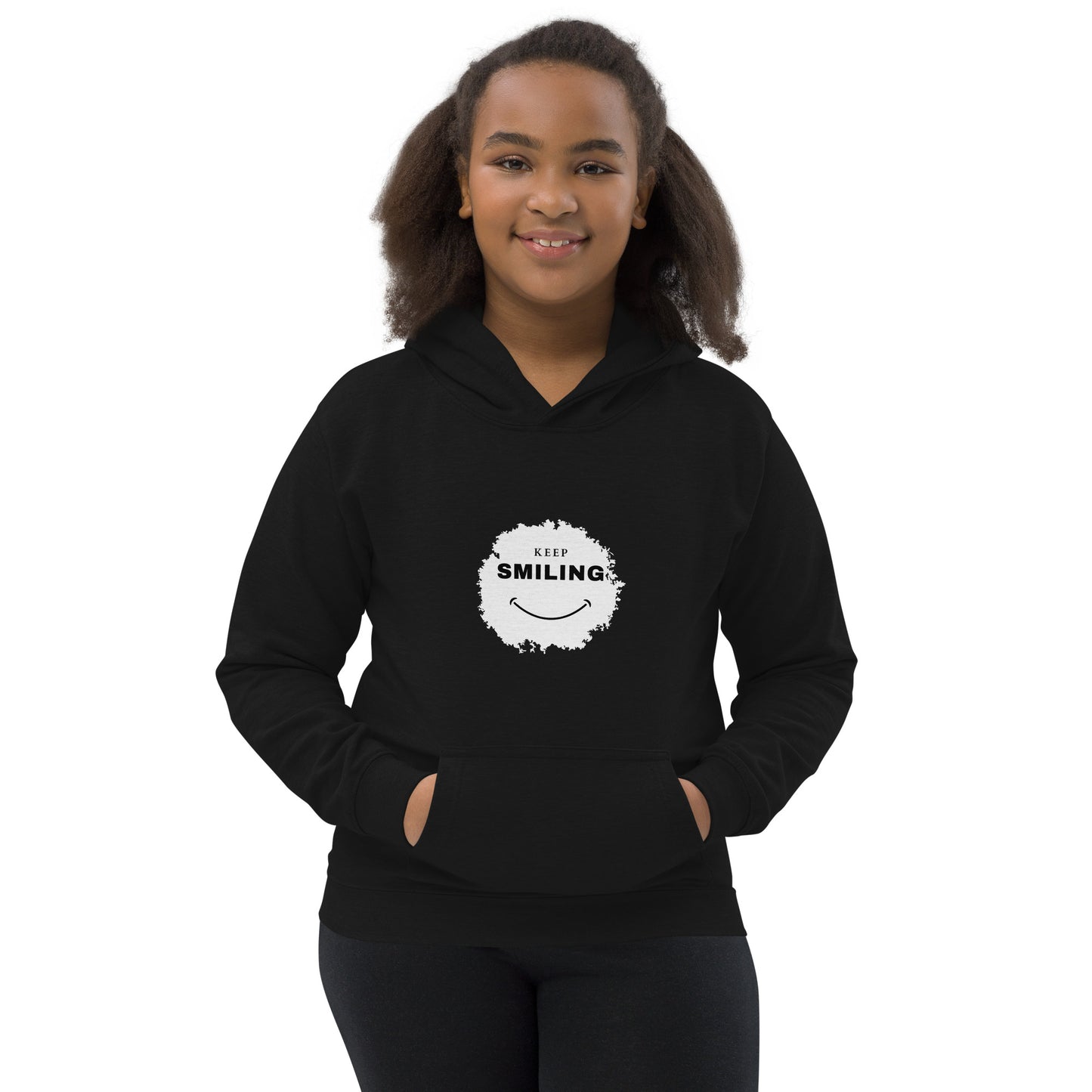 Kids Hoodie-KEEP SMILING