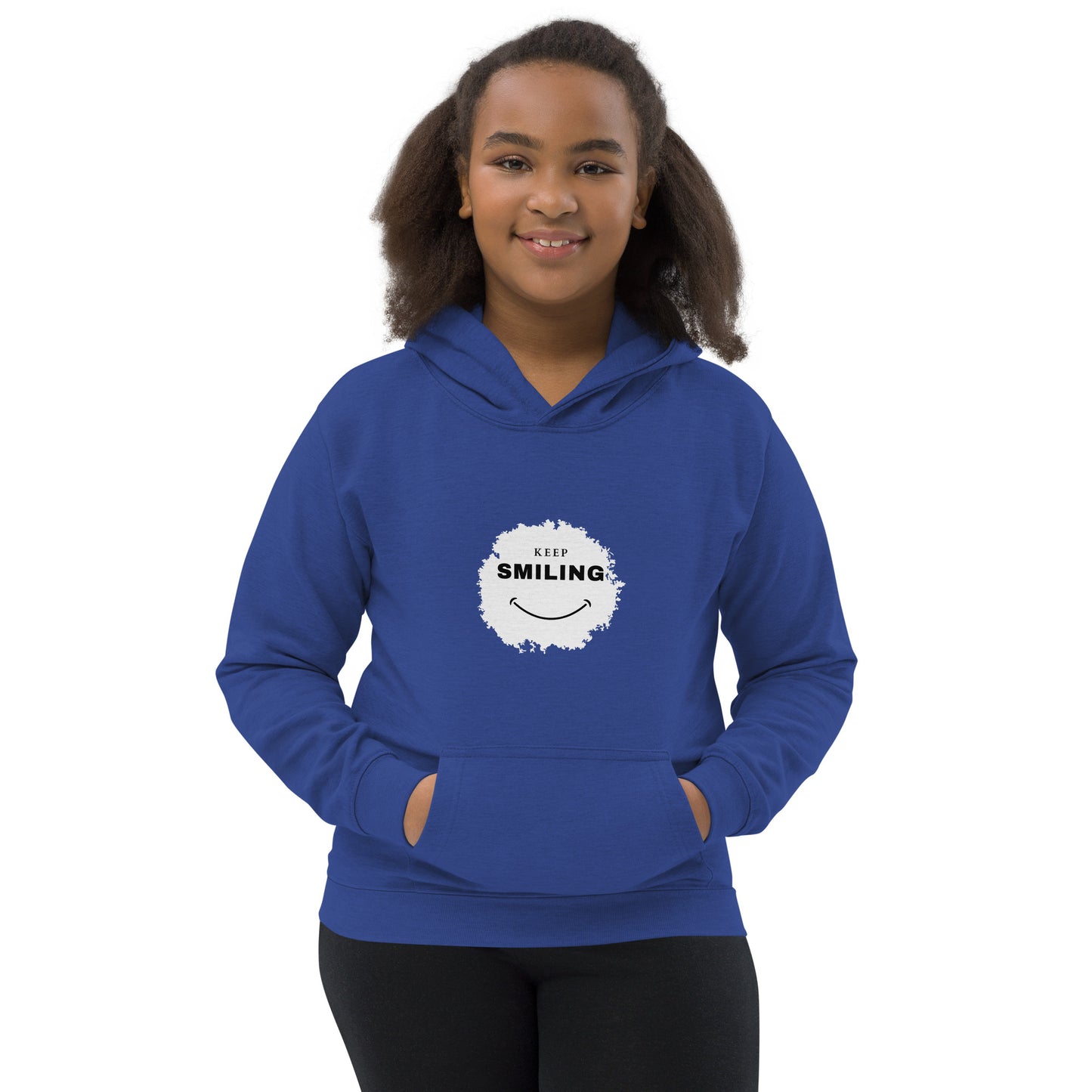 Kids Hoodie-KEEP SMILING