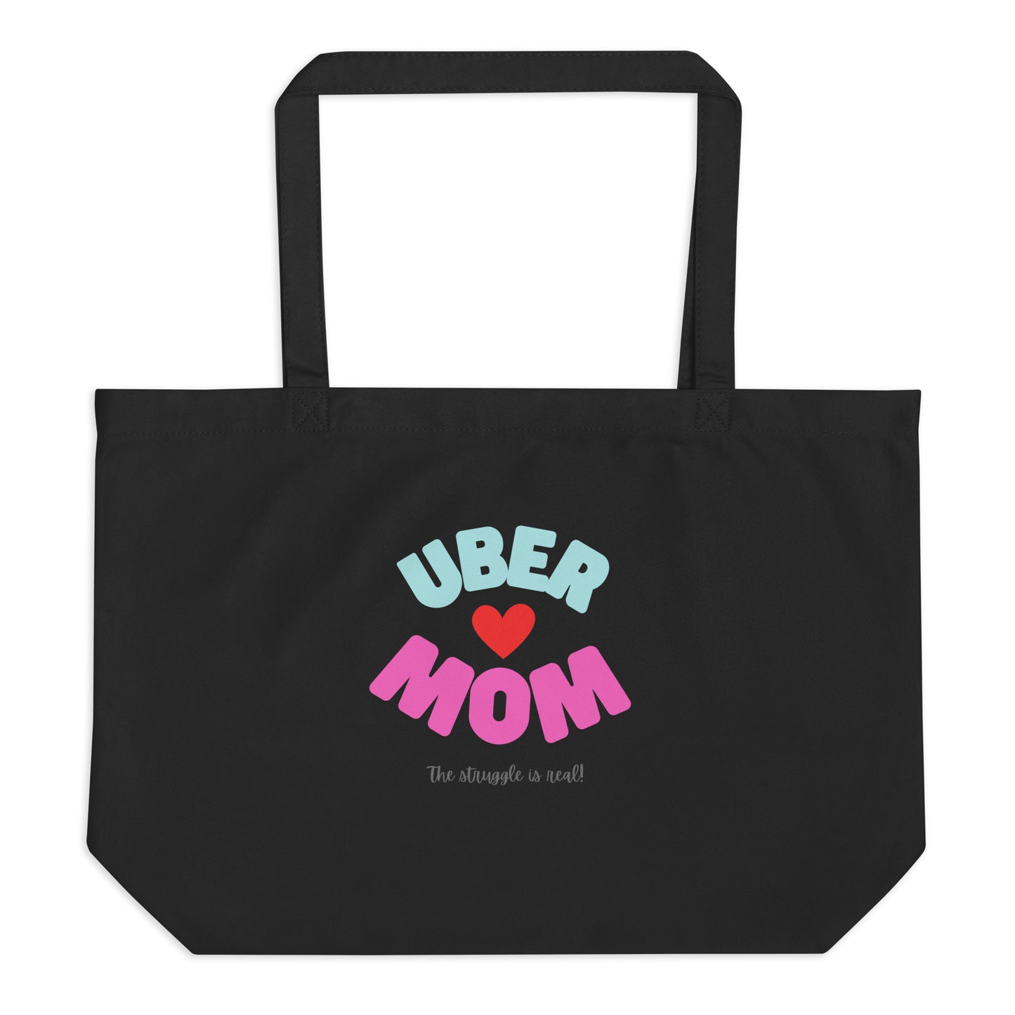 Large Organic Tote Bag-UBER MOM