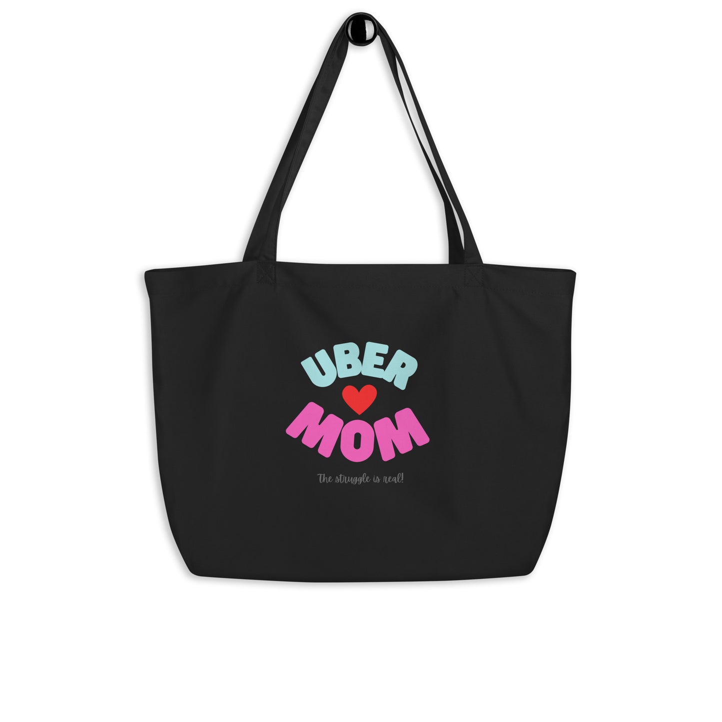 Large Organic Tote Bag-UBER MOM