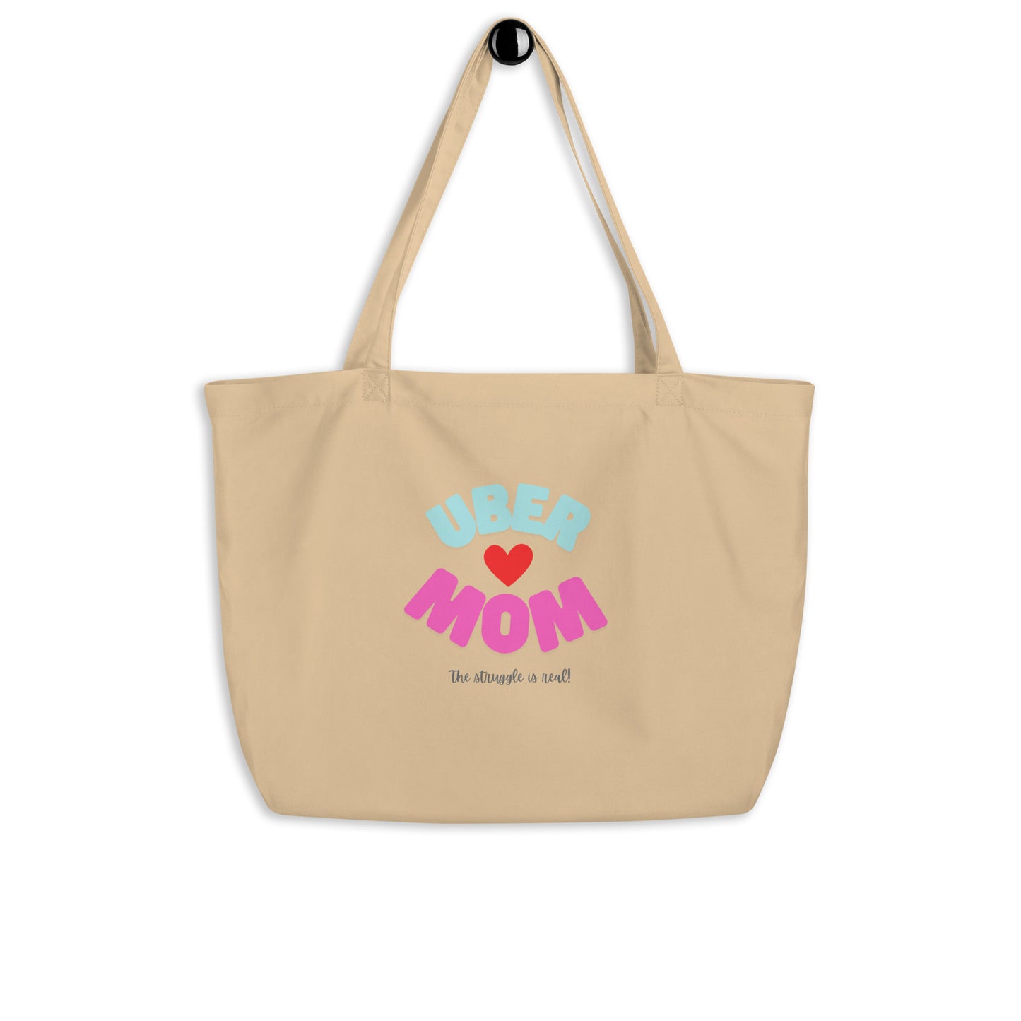 Large Organic Tote Bag-UBER MOM