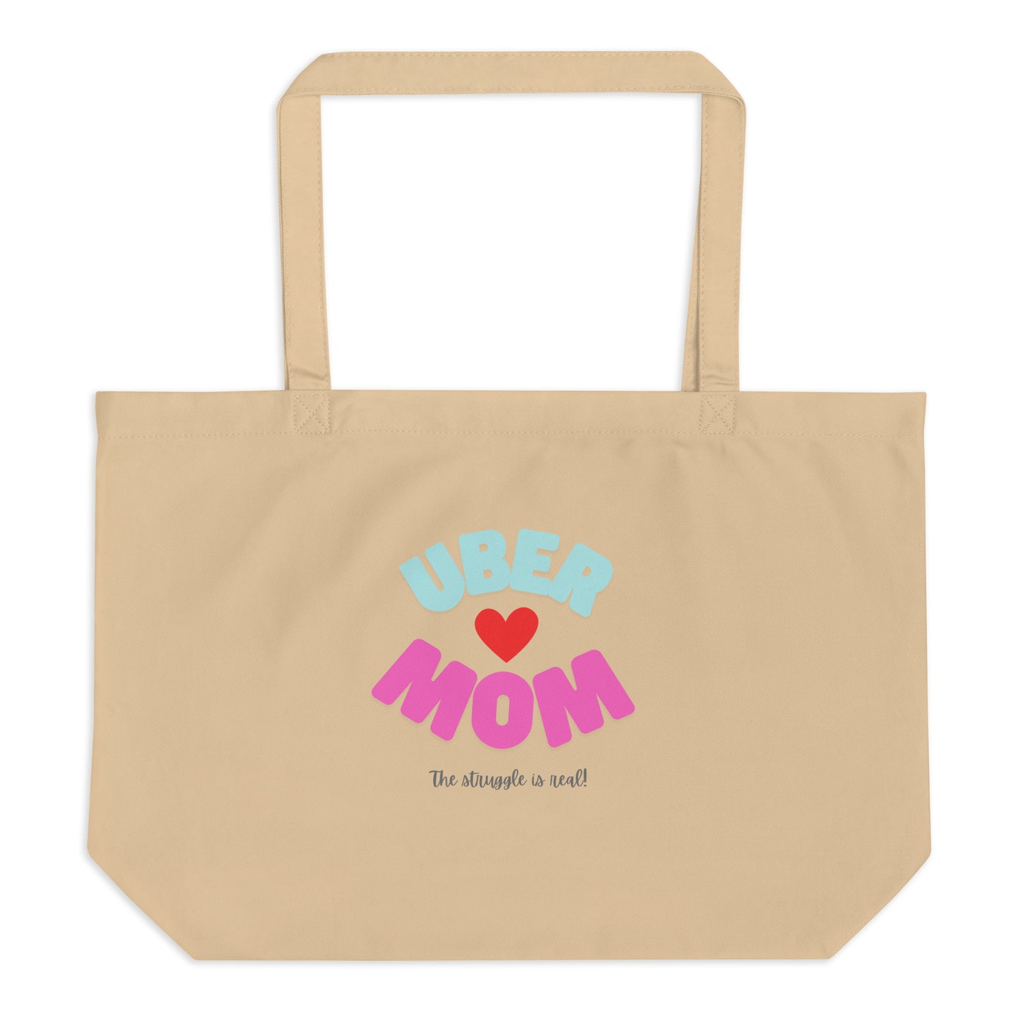 Large Organic Tote Bag-UBER MOM