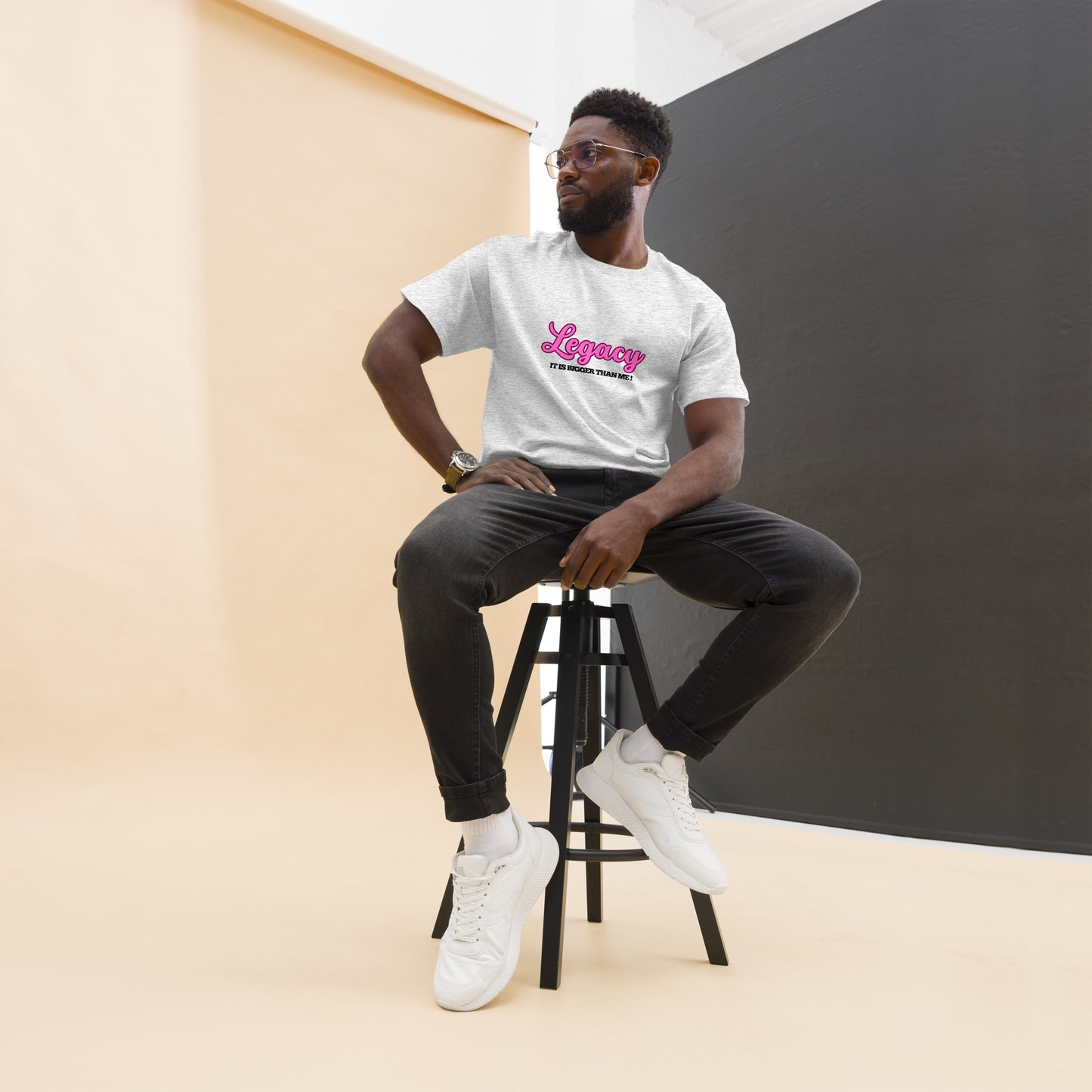 Men's Classic Tee-LEGACY (PINK)