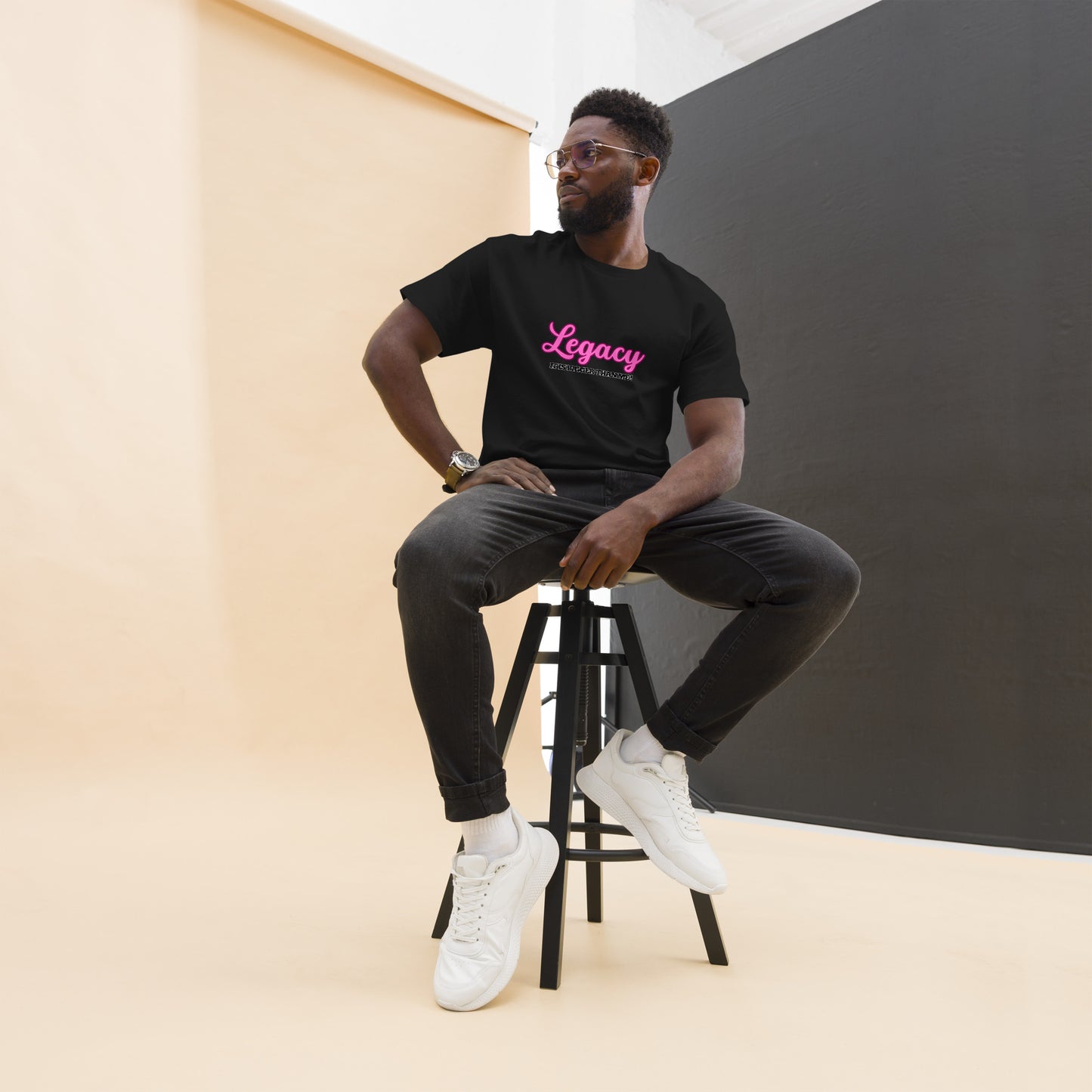 Men's Classic Tee-LEGACY (PINK)