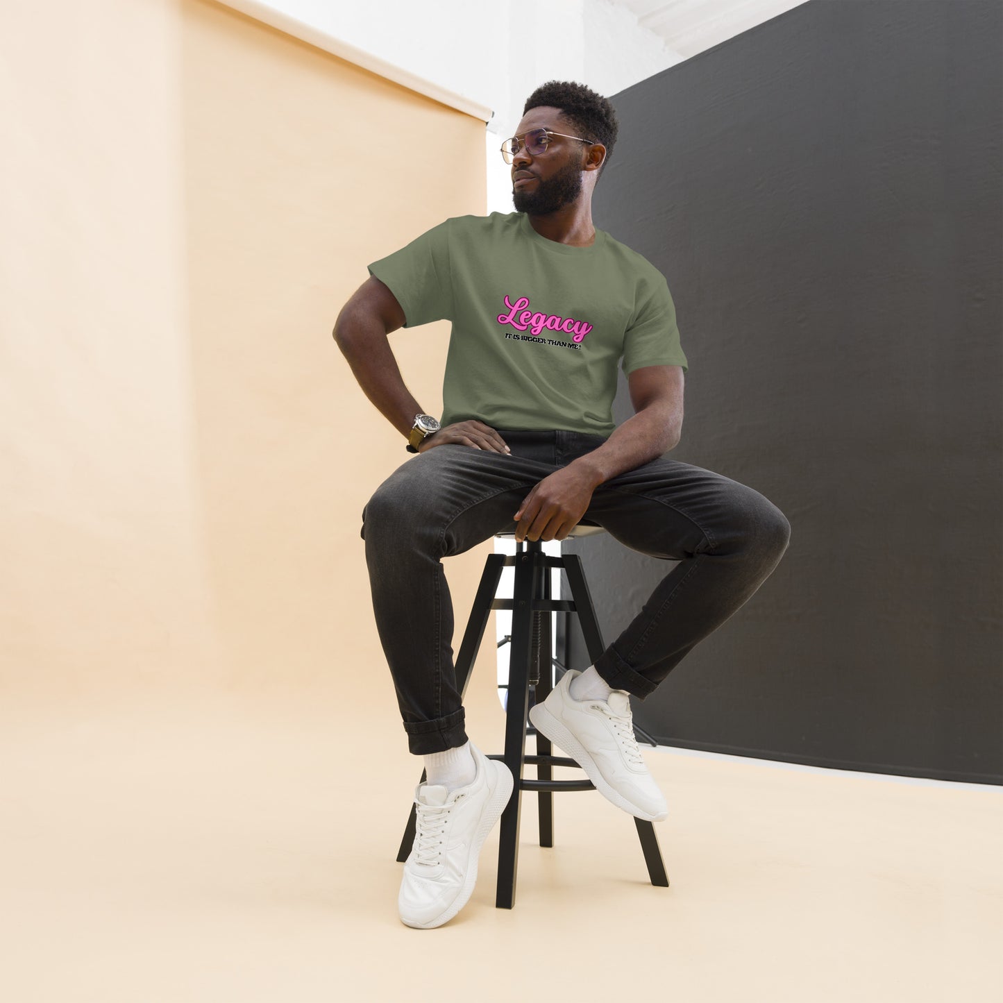 Men's Classic Tee-LEGACY (PINK)