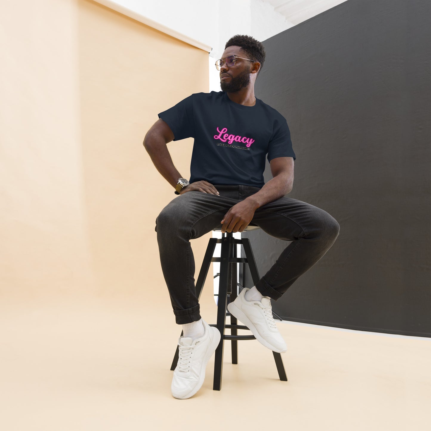 Men's Classic Tee-LEGACY (PINK)