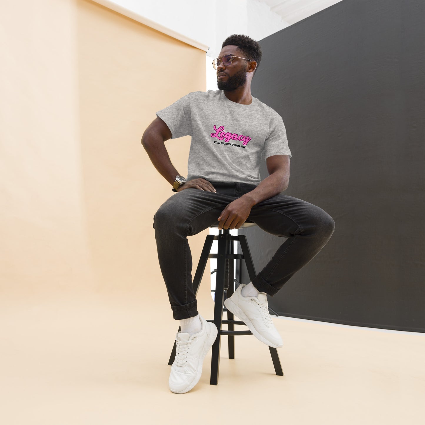 Men's Classic Tee-LEGACY (PINK)