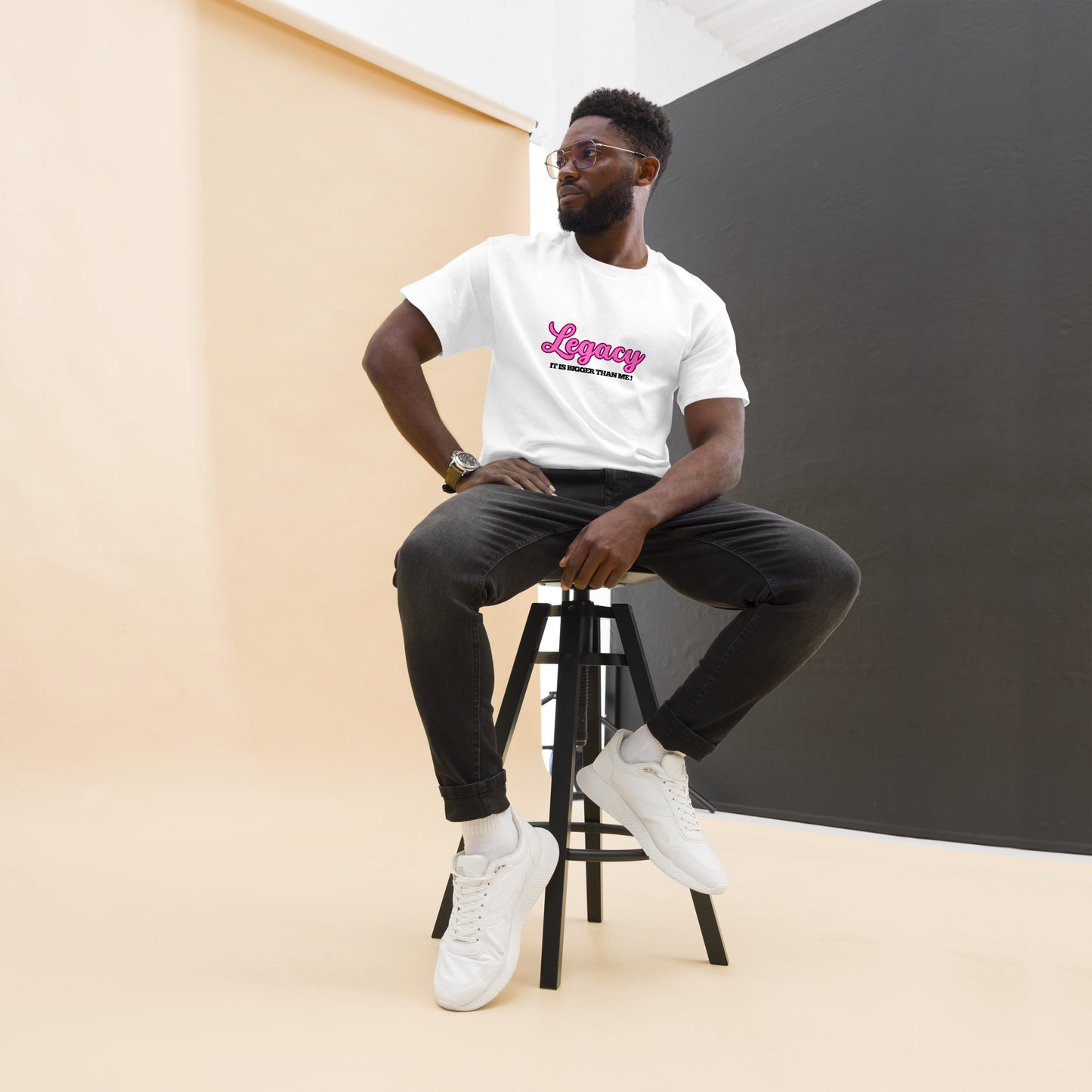 Men's Classic Tee-LEGACY (PINK)