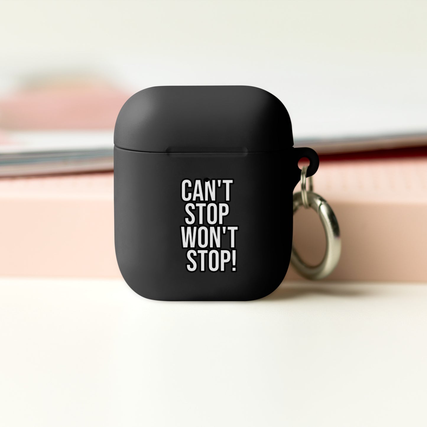 Rubber Case for AirPods®-CAN'T STOP WON'T STOP