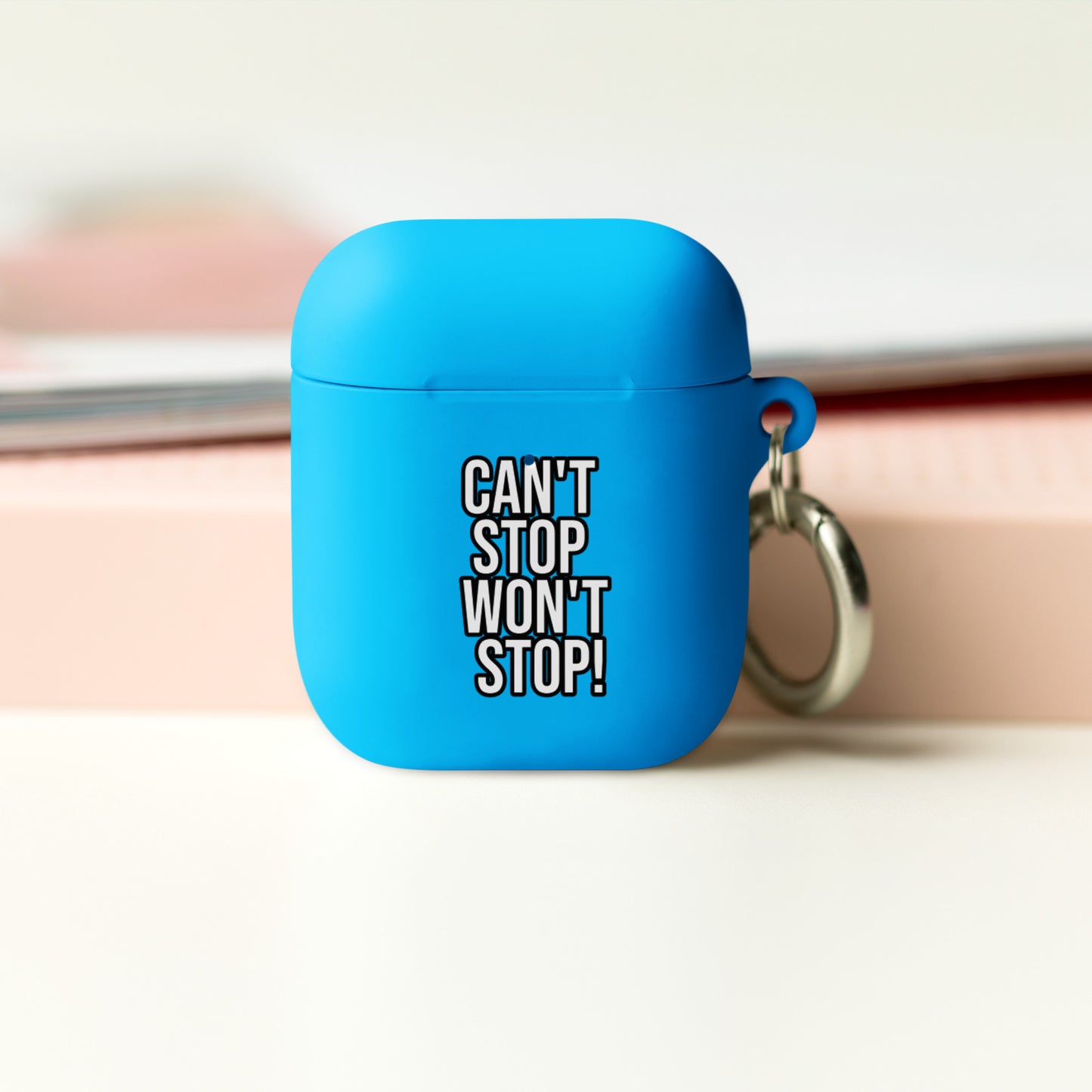 Rubber Case for AirPods®-CAN'T STOP WON'T STOP