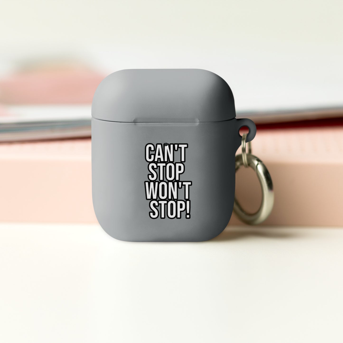 Rubber Case for AirPods®-CAN'T STOP WON'T STOP