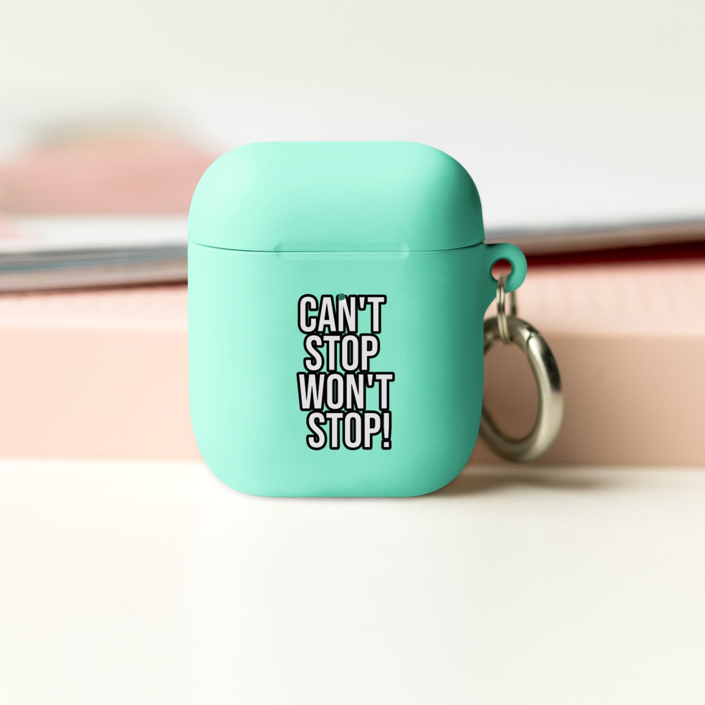 Rubber Case for AirPods®-CAN'T STOP WON'T STOP