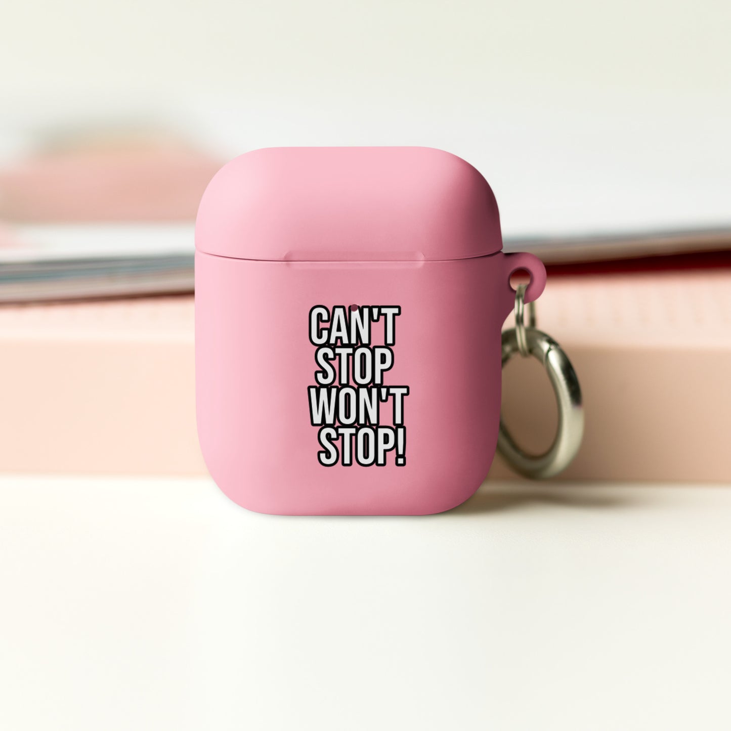 Rubber Case for AirPods®-CAN'T STOP WON'T STOP