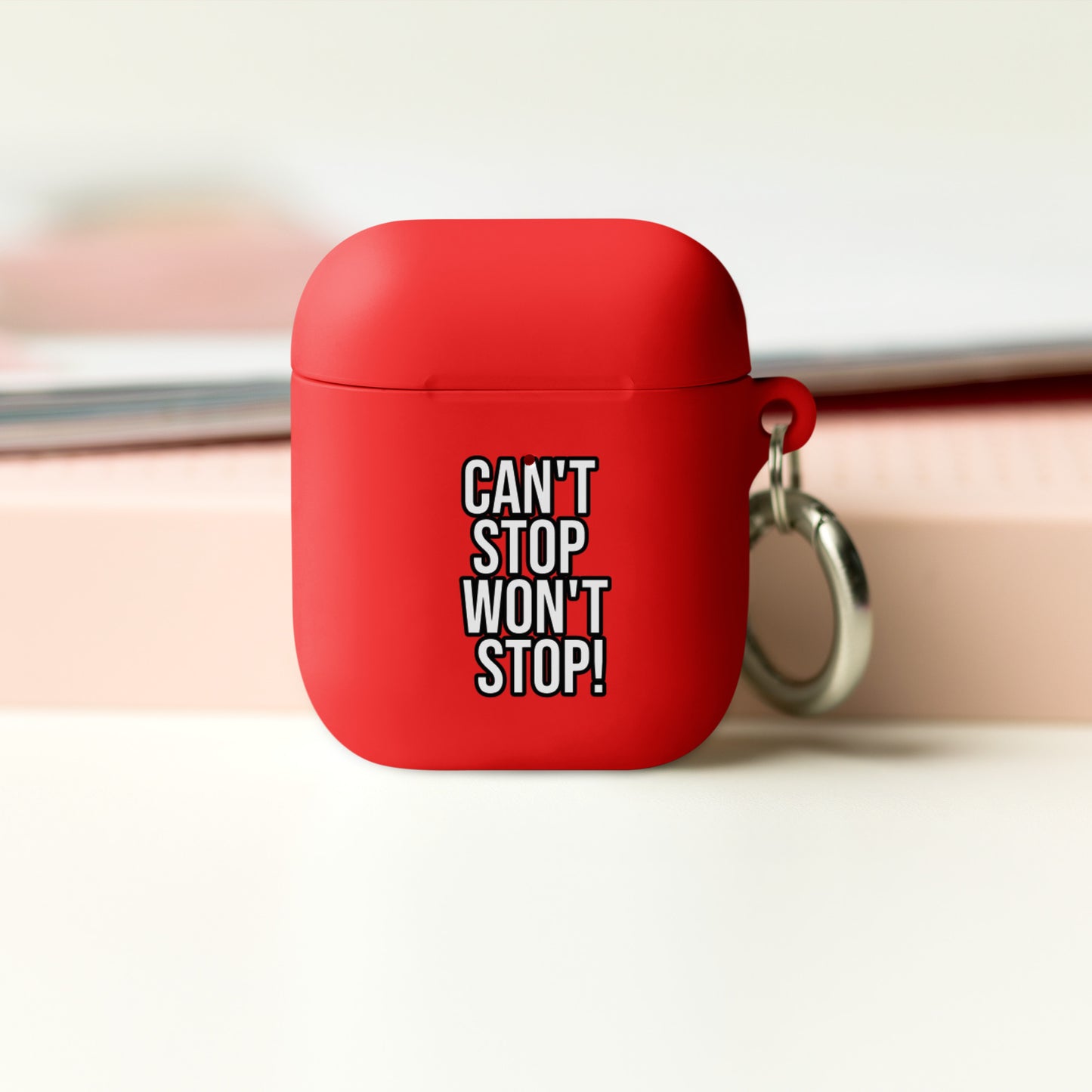 Rubber Case for AirPods®-CAN'T STOP WON'T STOP