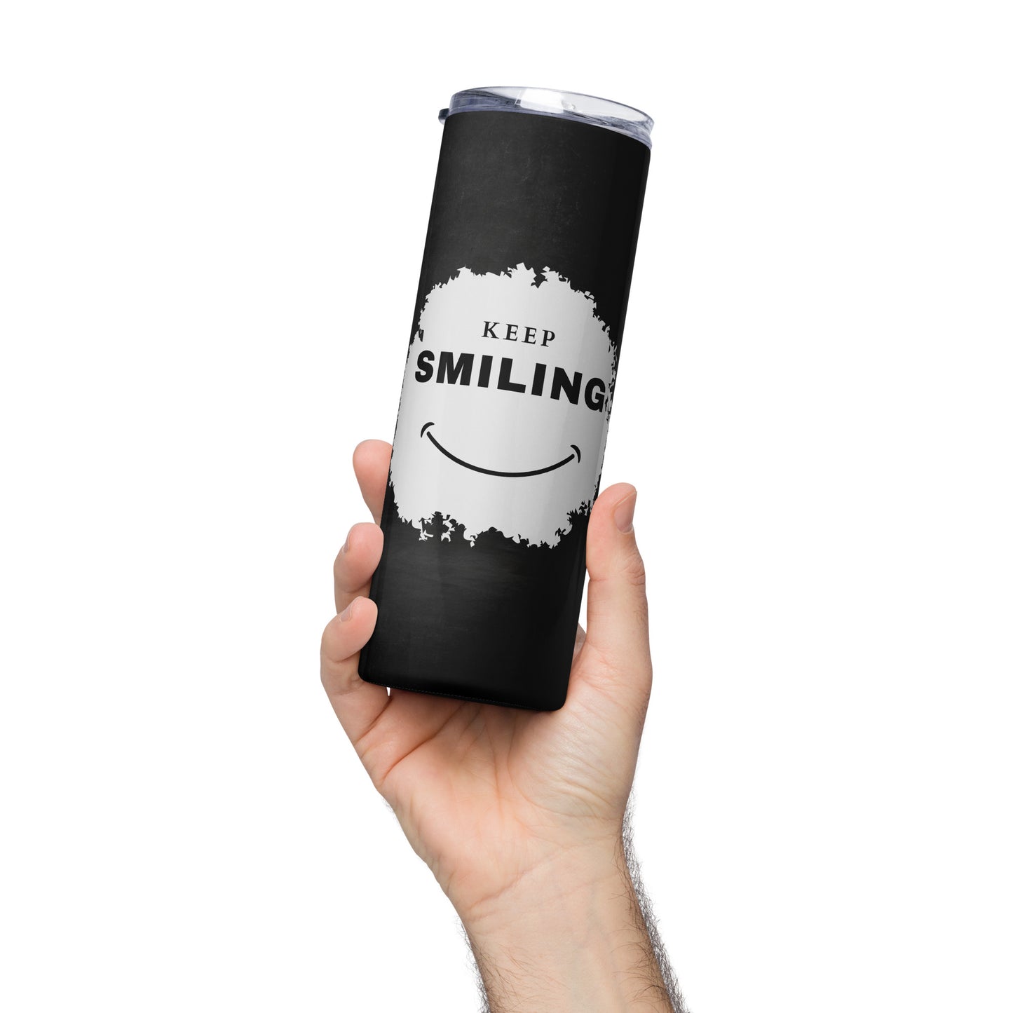 Stainless Steel Tumbler-KEEP SMILING