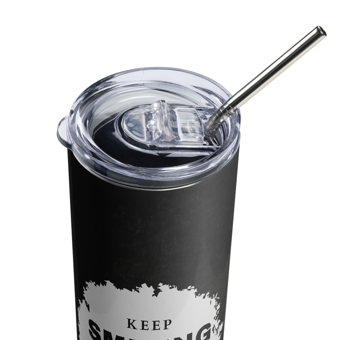 Stainless Steel Tumbler-KEEP SMILING