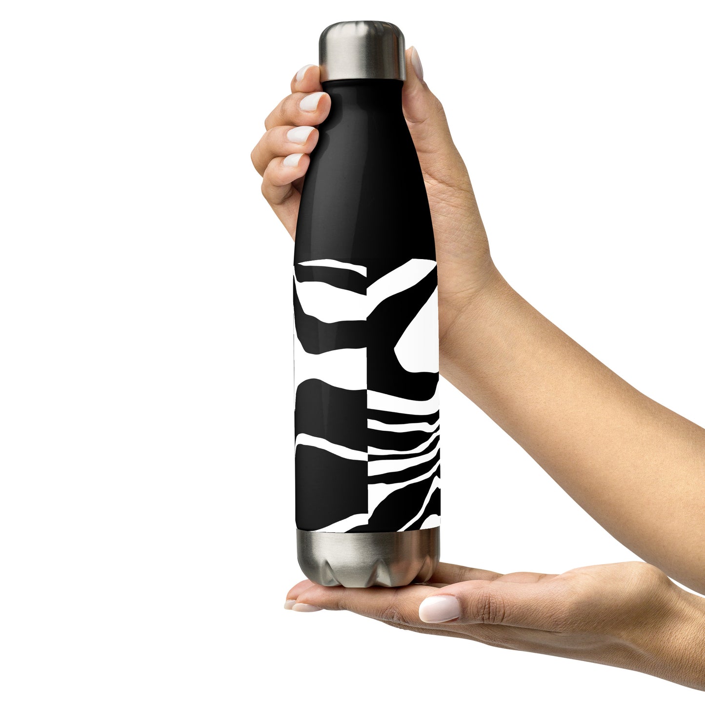 Stainless Steel Water Bottle-CAN'T STOP WON'T STOP! (RED)